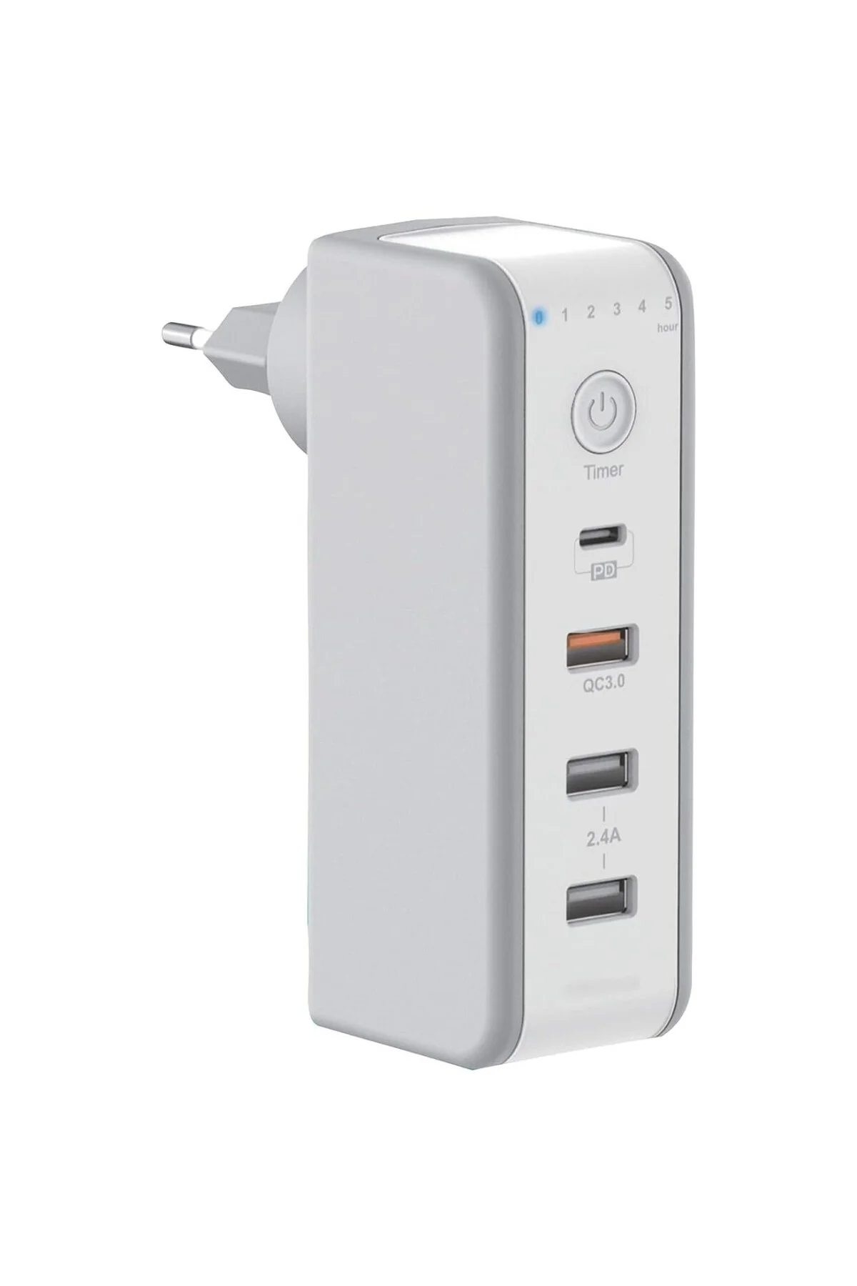 30 WATT PD18W Zaman Ayarlı USB Çıkışlı Priz 180 Derece Döndürüleb 30 WATT PD18W Zaman Ayarlı USB Çıkışlı Priz 180 Derece Döndürüleb