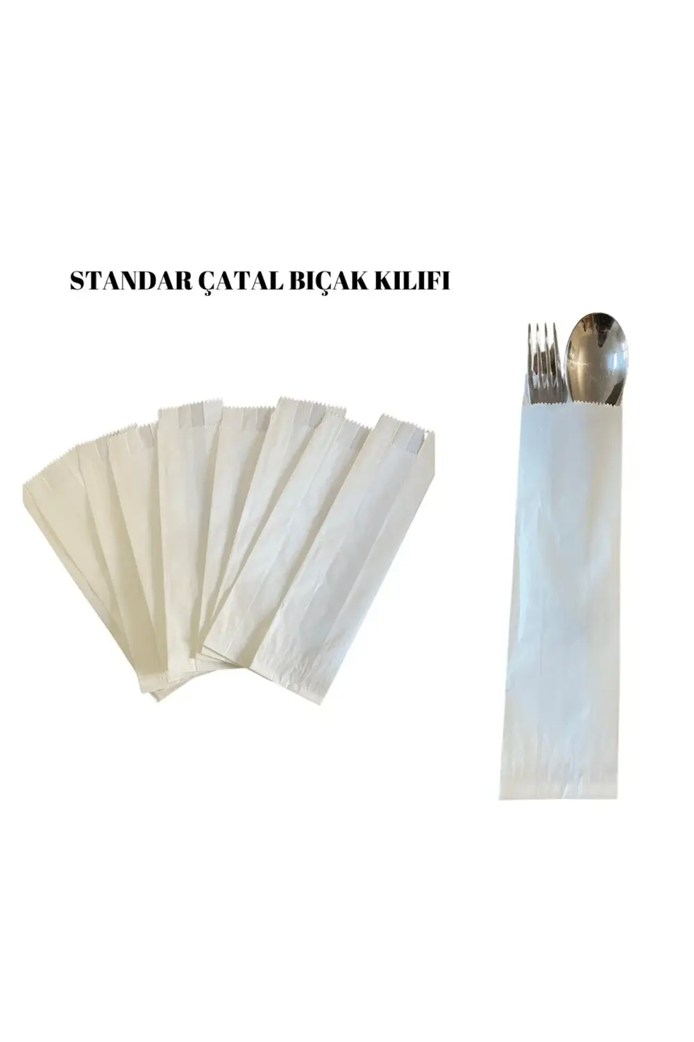 300 adet çatal-kaşık-bıçak kılıfı