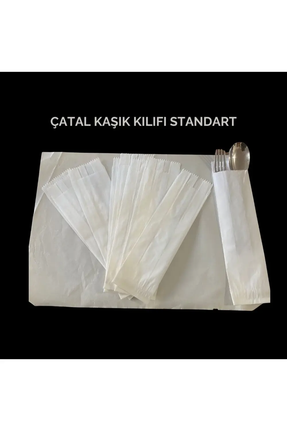 300 adet çatal-kaşık-bıçak kılıfı