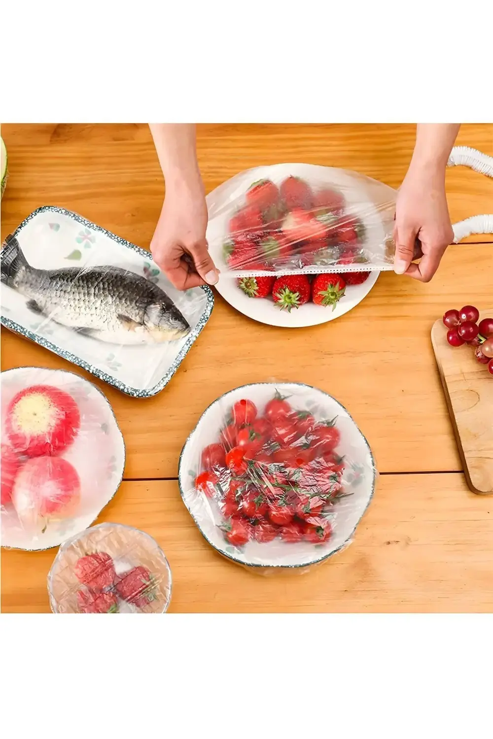 300 Adet Pratik Tazeliği Koruyan Tencere ve Tabak Bonesi | Çok Am