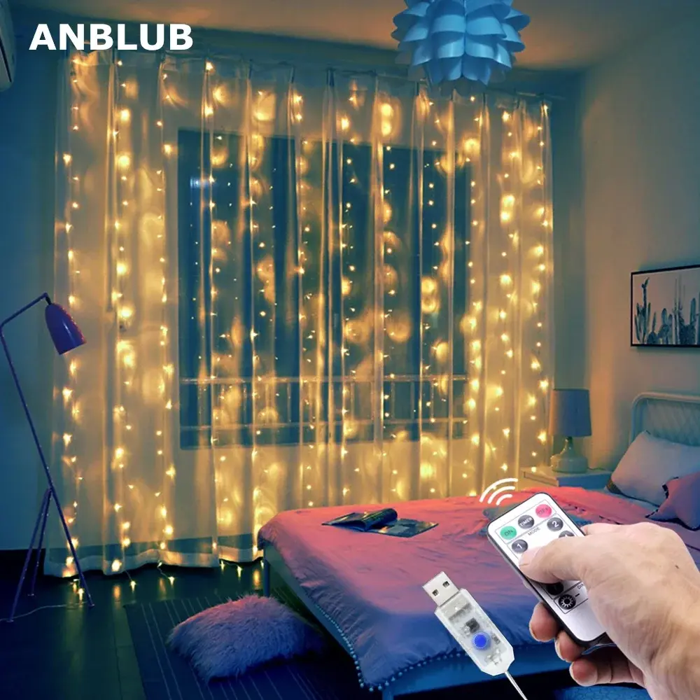 300 Ledli 10 Sarkıt Perde Led Işık-8 Fonksiyon, Uzaktan Kumandalı Fiyatı, Yorumları ve Özellikleri