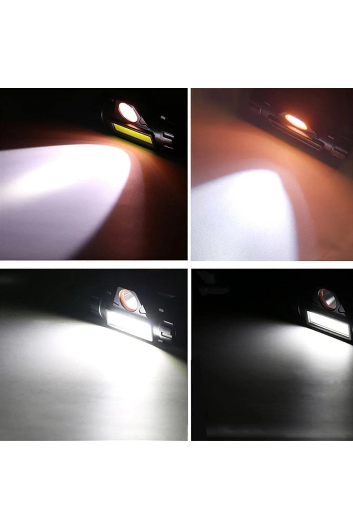 300 Lümen USB şarj edilebilir LED kafa lambası, ayarlanabilir alı