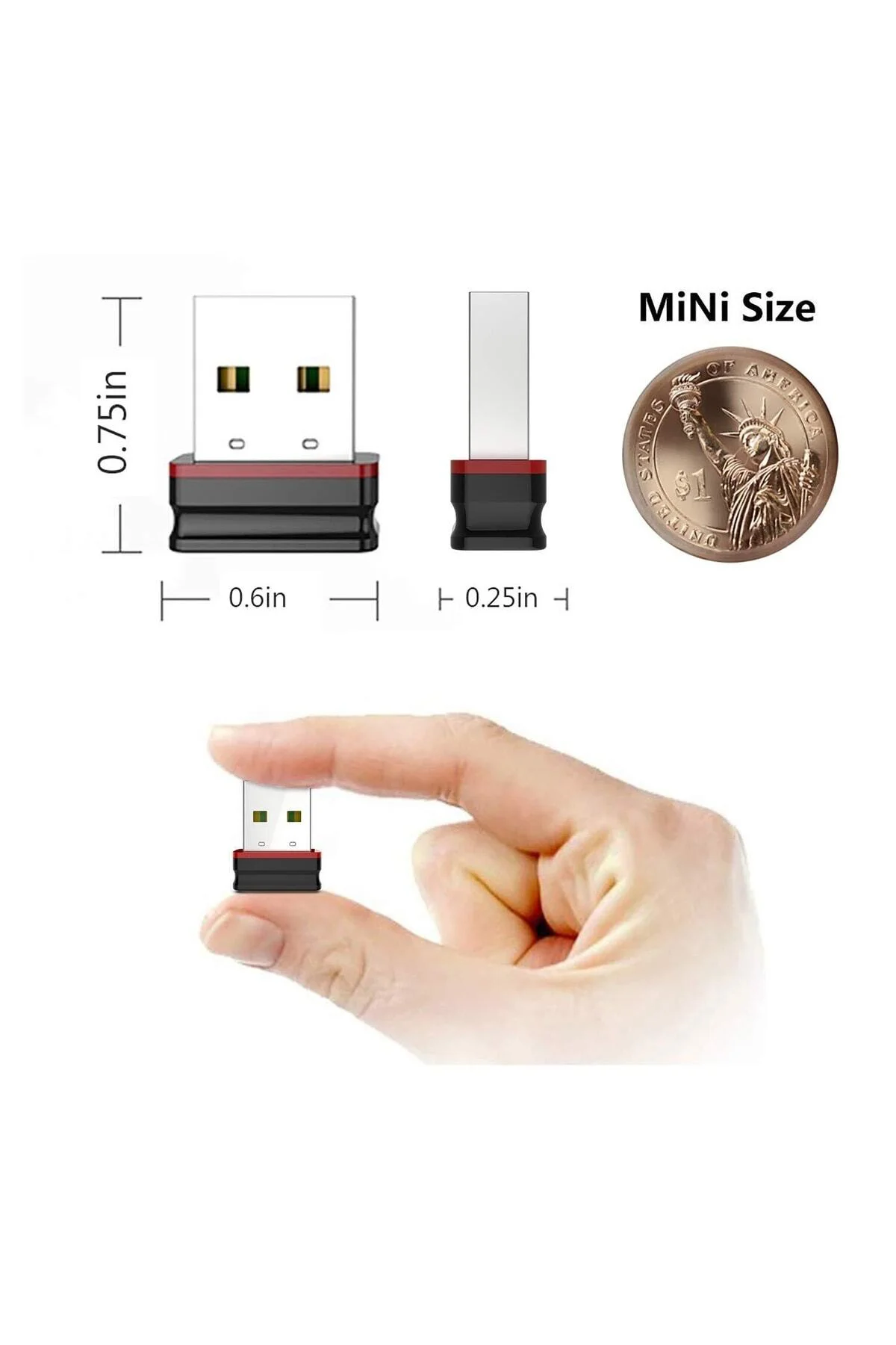 300 Mbps Kablosuz Mini Wireless Adaptör 802.11n