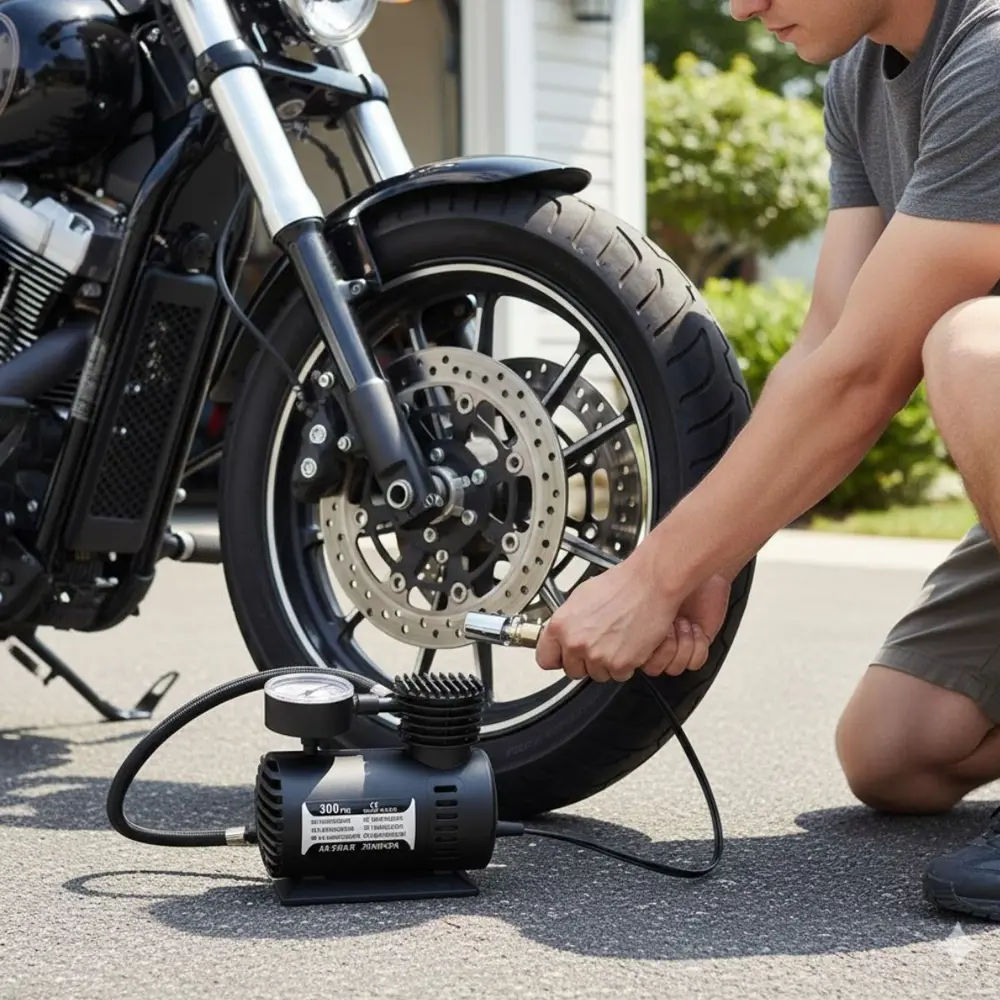 300 PSI Güçlü Taşınabilir Hava Kompresörü–Araba, Motosiklet, Bisi 300 PSI Güçlü Taşınabilir Hava Kompresörü–Araba, Motosiklet, Bisi