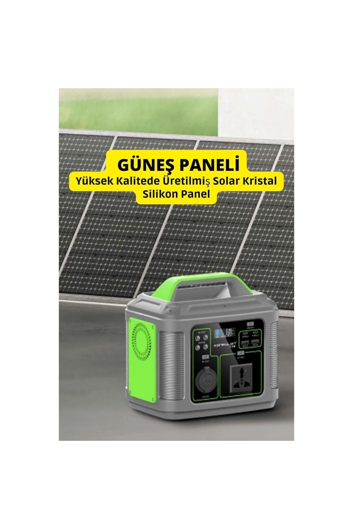 300 Watt 60.000 mAh 192 Wh PD 60W Kapasiteli Çok Amaçlı Güç İstas