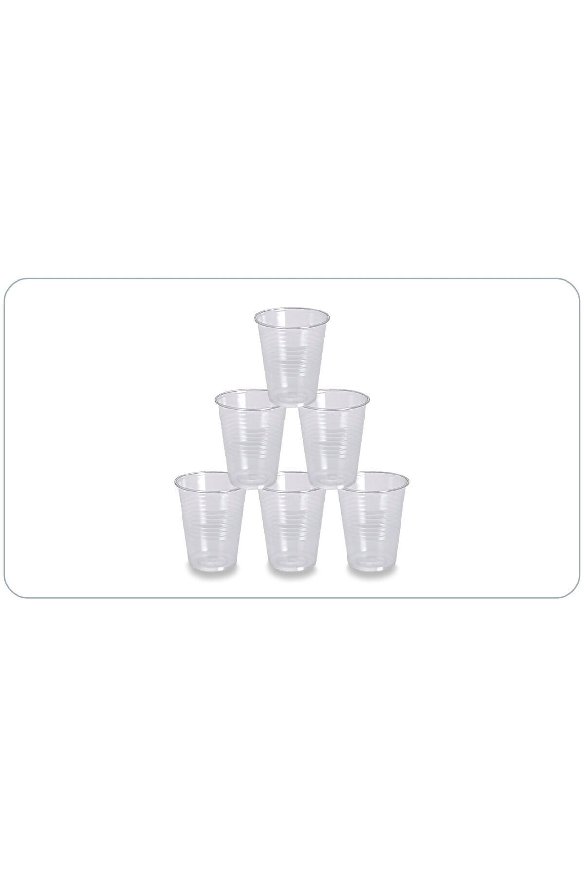 Tuşla Gelsin 3000 Adet Pet Bardak Plastik Bardak 180Cc 1 Koli (30X100) Otomat Bardaği