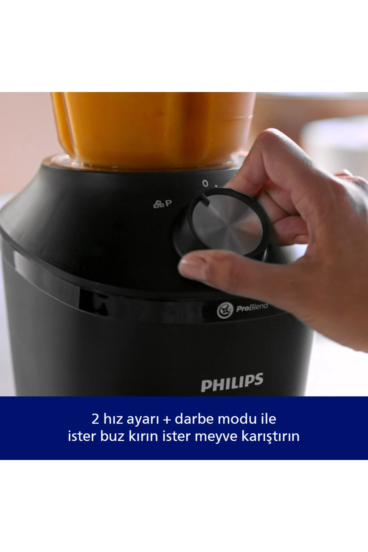 3000 Serisi Blender ProBlend Crush Teknolojisi 600W, 2 Litre Geniş Kapasite, 2 Hız Ayarı, HR2291/41 3000 Serisi Blender ProBlend Crush Teknolojisi 600W, 2 Litre Geniş Kapasite, 2 Hız Ayarı, HR2291/41