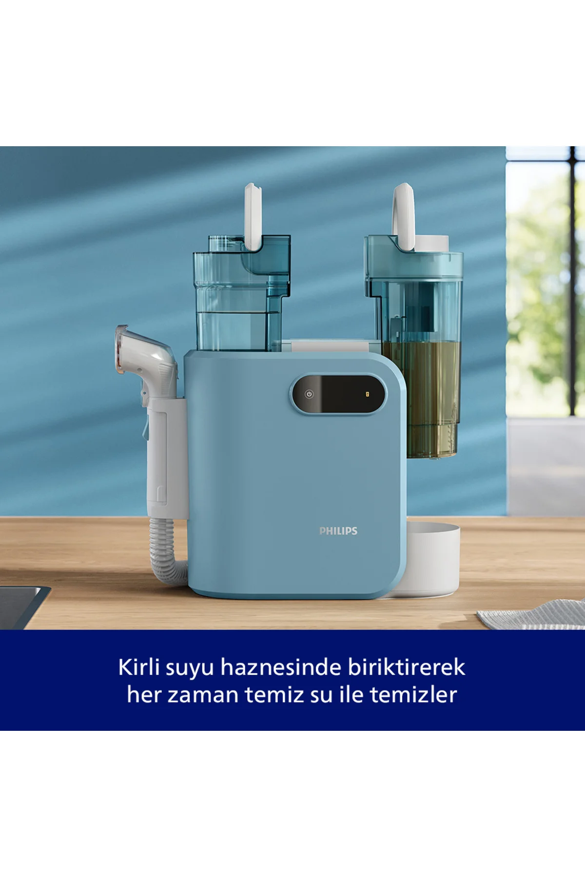 3000 Serisi Koltuk Yıkama&Leke Çıkarma Makinesi, Deterjan dahil, LED ekran, Kolay saklama, XW3192/11