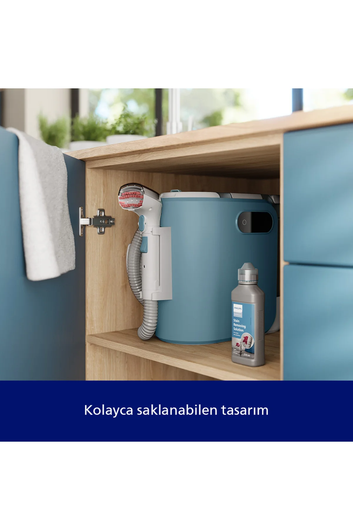 3000 Serisi Koltuk Yıkama&Leke Çıkarma Makinesi, Deterjan dahil, LED ekran, Kolay saklama, XW3192/11