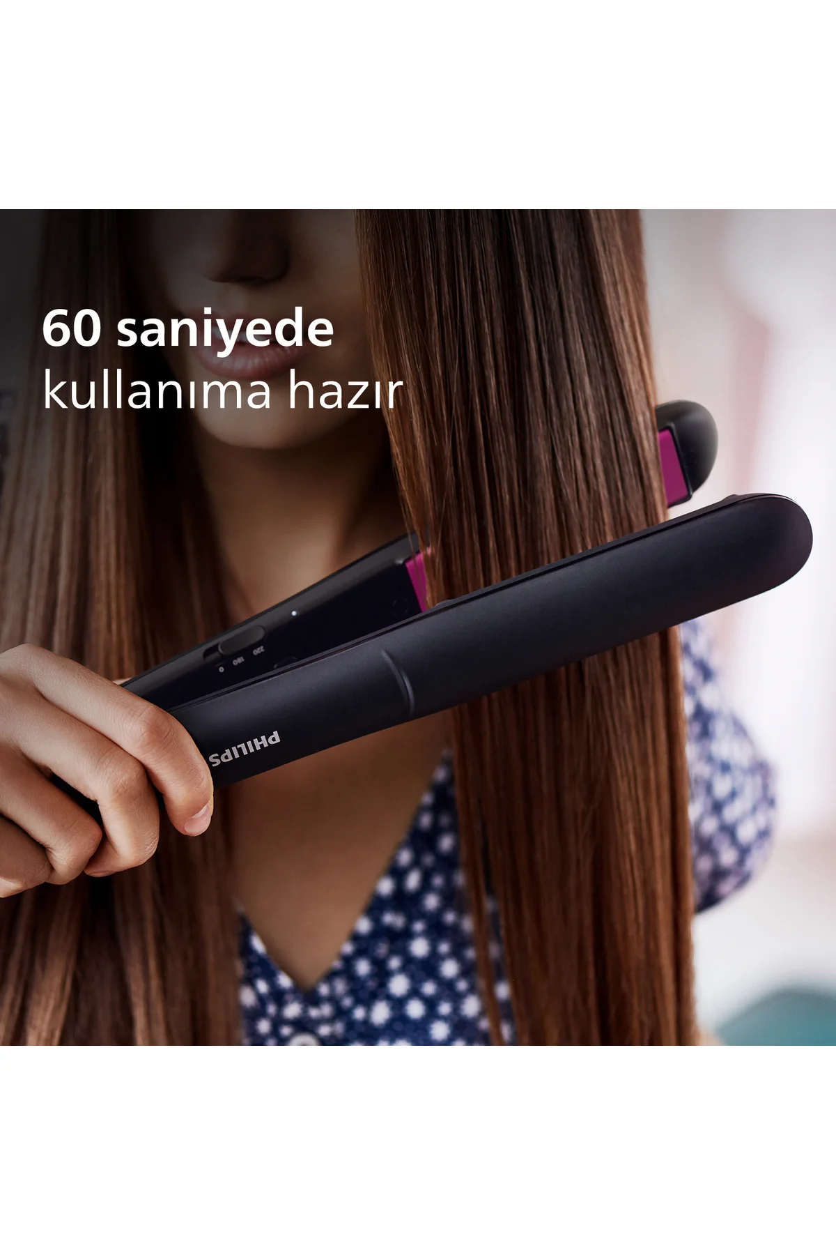 3000 Serisi Saç Düzleştirici, Keratin Katkılı, ThermoProtect Teknolojisi, BHS375/00 3000 Serisi Saç Düzleştirici, Keratin Katkılı, ThermoProtect Teknolojisi, BHS375/00
