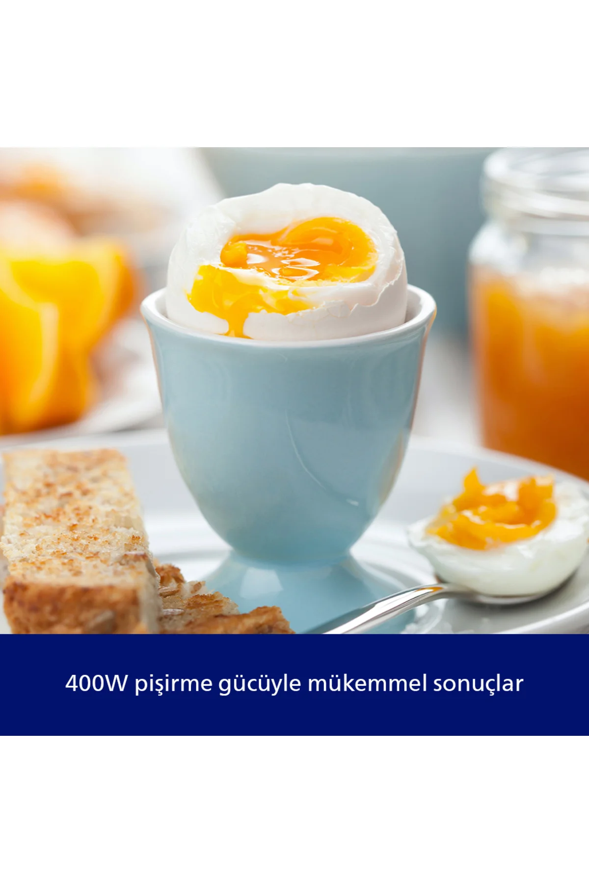 3000 Serisi Yumurta Pişirici Farklı Pişirme Kademesi, Aile Boyutu, 400 W Güç, Siyah Renk, HD9137/90 Fiyatı, Yorumları ve Özellikleri
