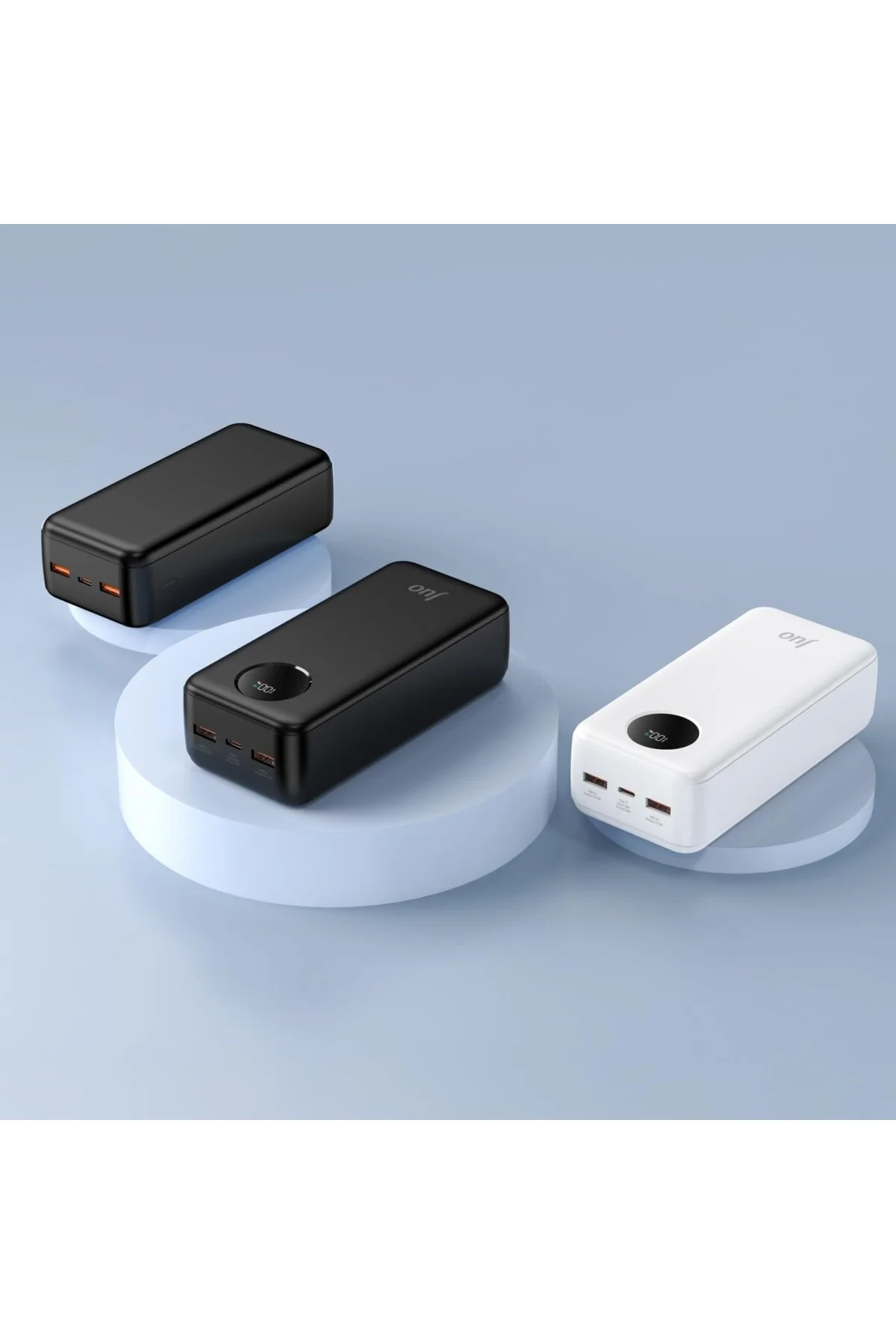 30000mAh 22.5W Dijital Led Ekranlı Taşınabilir Hızlı Şarj Cihazı 
