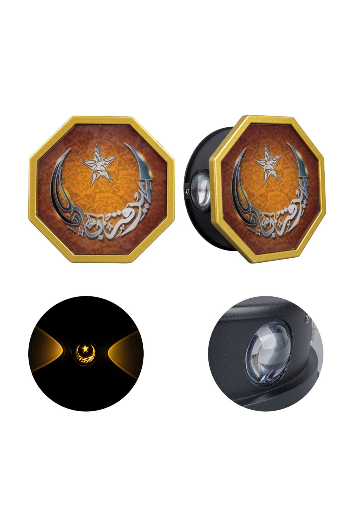 Ok Aksesuar 3000K Ayyildiz Hilal Dekoratif Led Duvar Aplik Go506089mt-24445