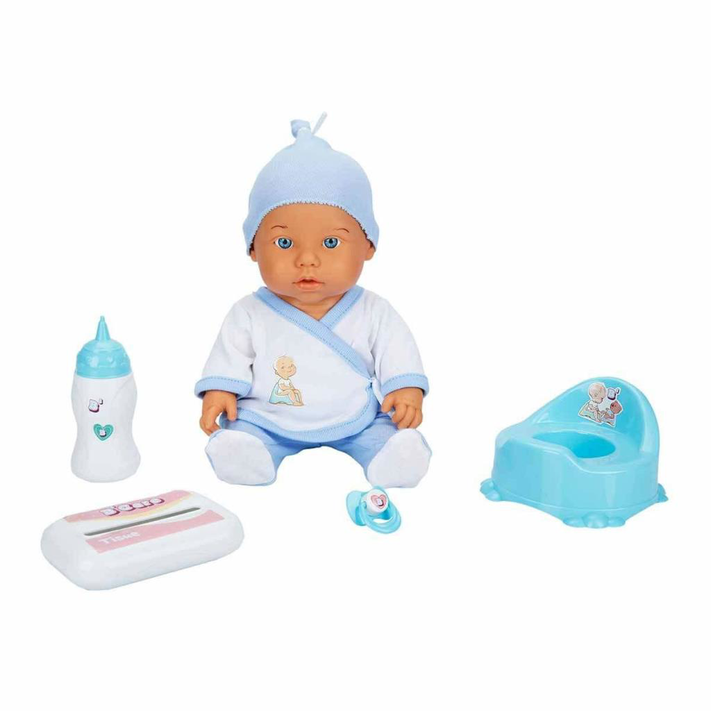 30011 Bebelou Tuvalet Zamanı Sesli Bebek Seti 35 cm - 30011 Bebelou Tuvalet Zamanı Sesli Bebek Seti 35 cm -
