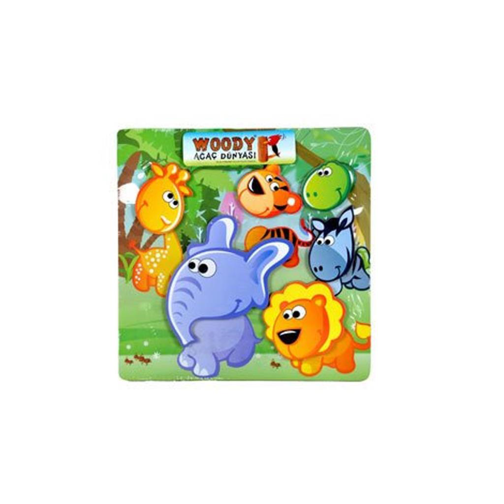 Just Cheap Store 30058 Ahşap Puzzle 3D Kafalar