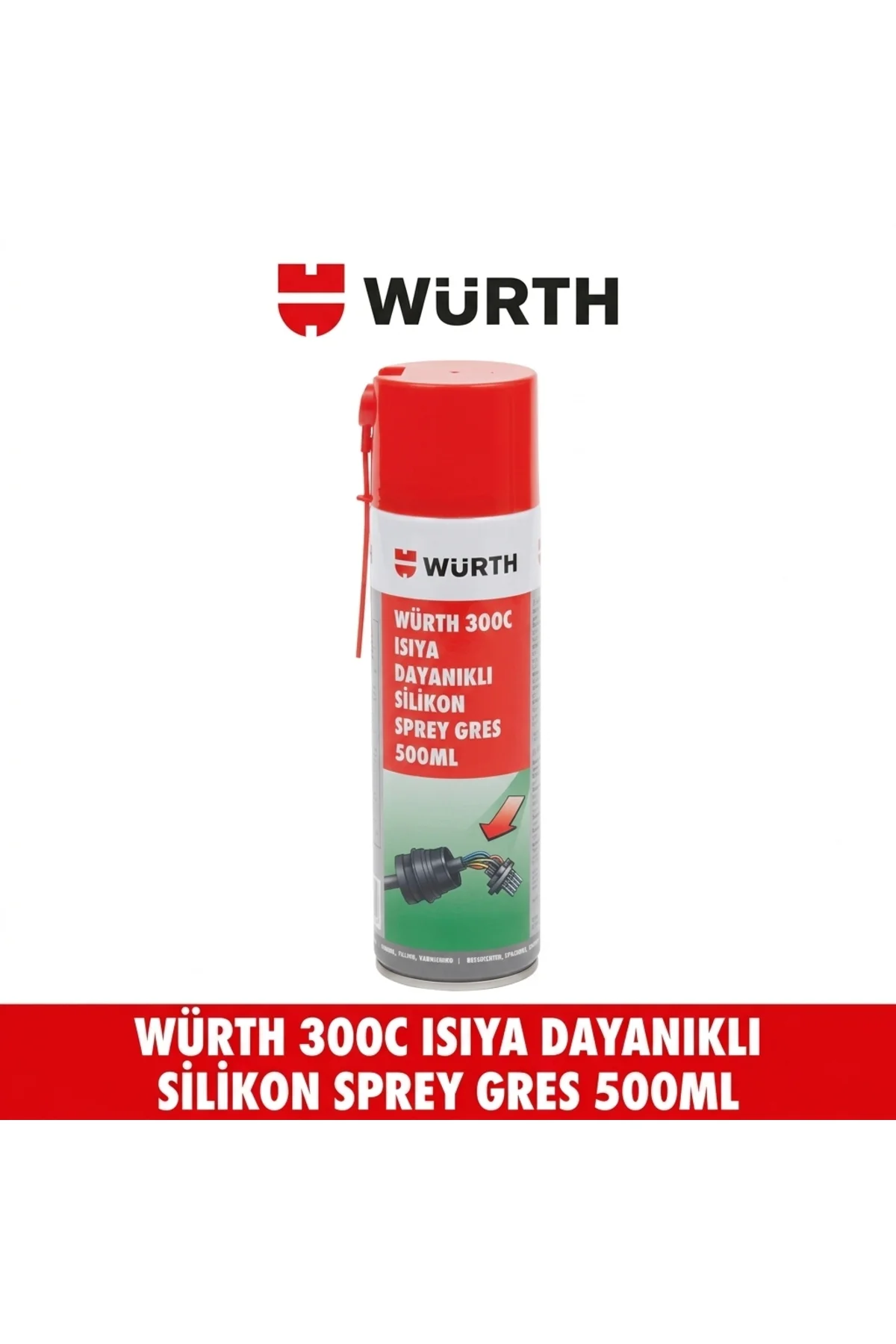 300°C Isıya Dayanıklı Silikon Sprey Gres 500 ml - Şeffaf Silikon Yağlama ve Koruma Spreyi 300°C Isıya Dayanıklı Silikon Sprey Gres 500 ml - Şeffaf Silikon Yağlama ve Koruma Spreyi