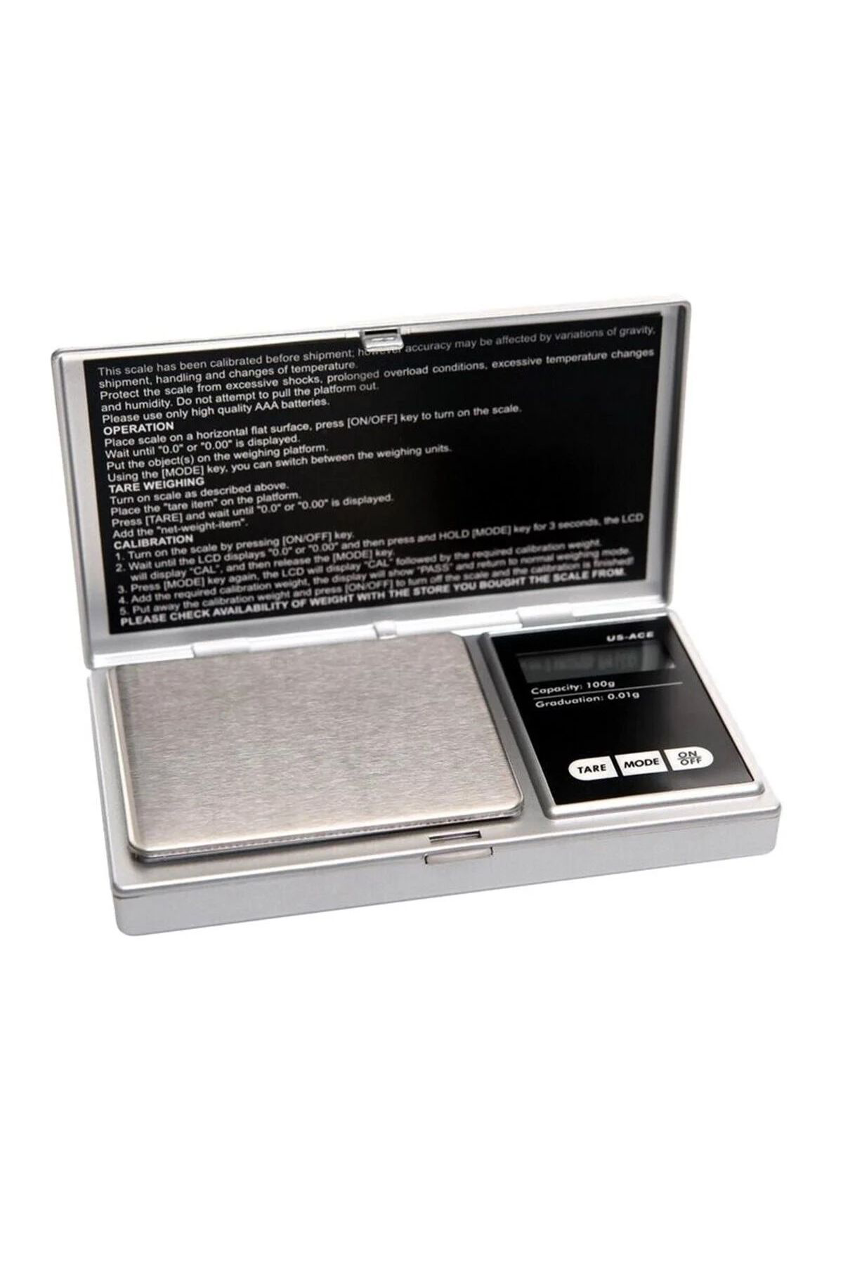 300g x 0.01g Dijital Hassas Cep Terazisi – Taşınabilir Mini Ölçüm