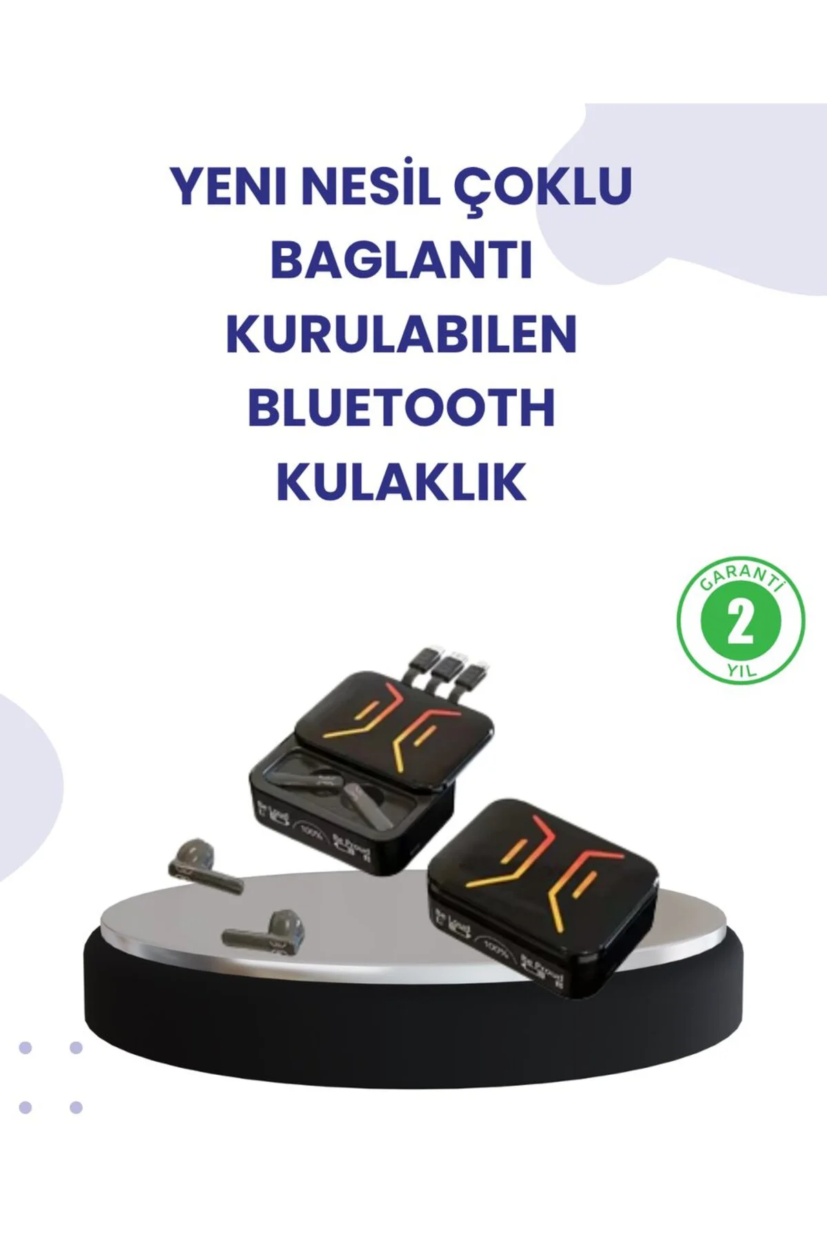 300mAh Kutulu Bluetooth Kulaklık – 40mAh Kulaklık Bataryası