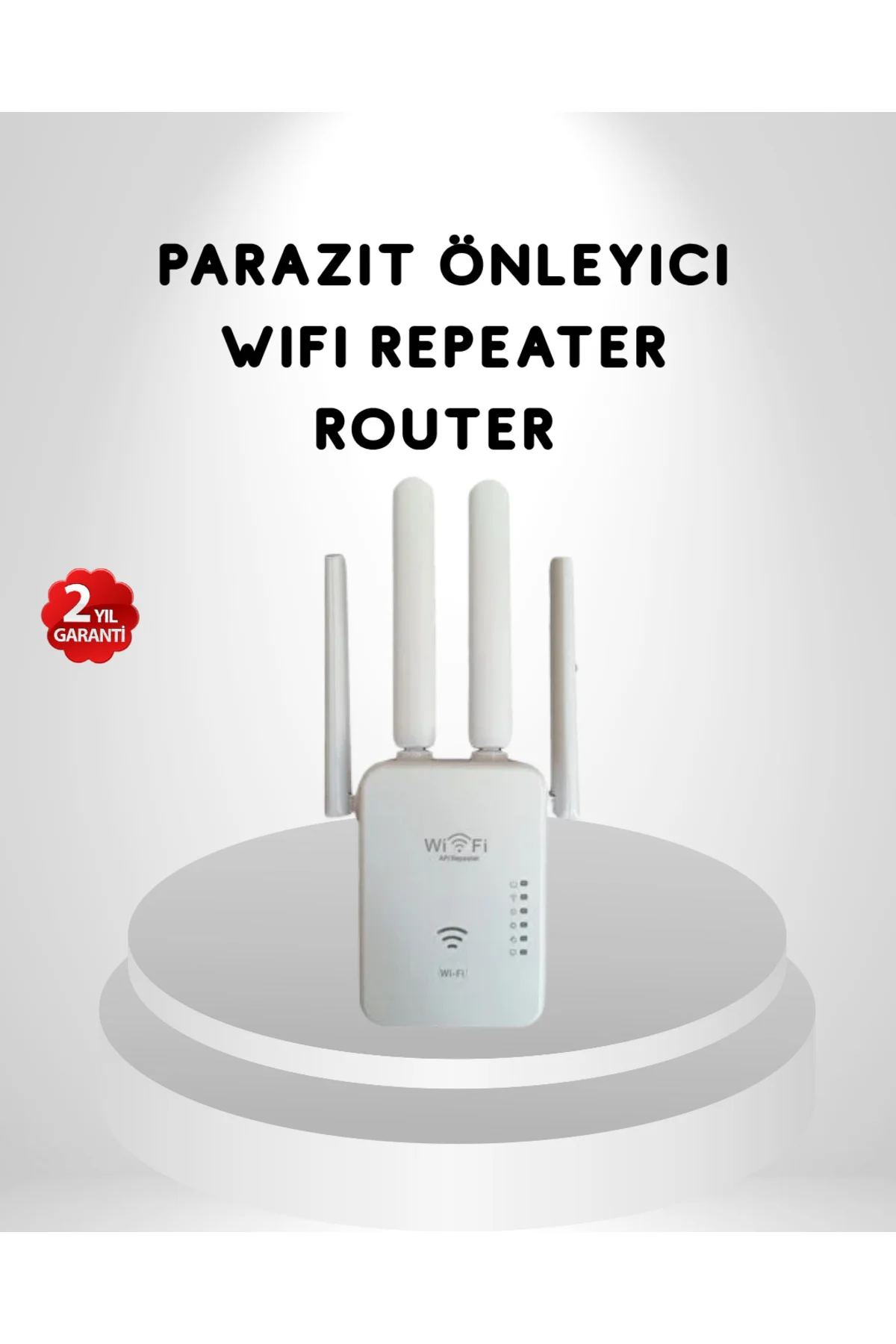 300Mbps WiFi Menzil Genişletici 4 Antenli WPA3 Güvenlikli Priz Ti