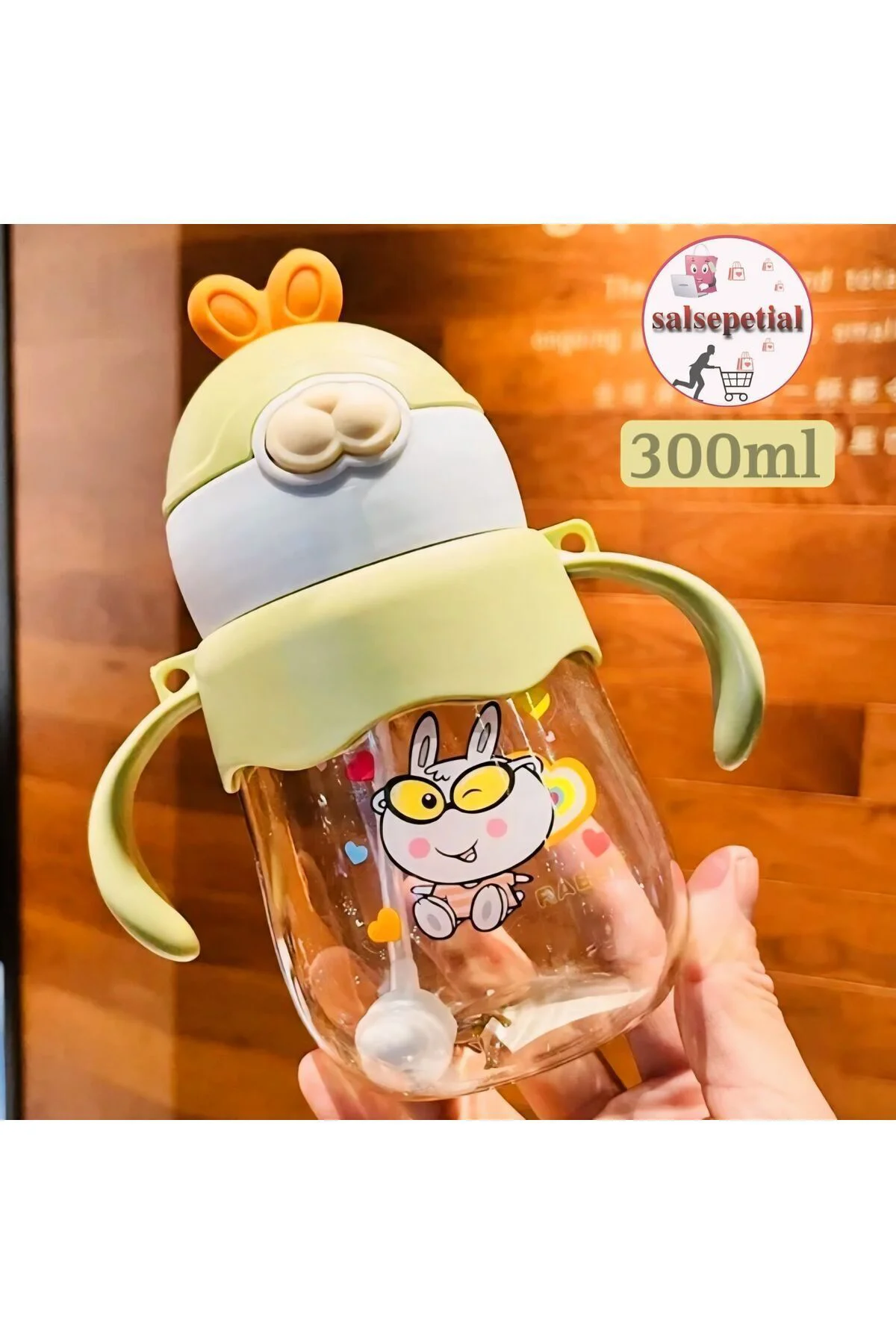 300ml Figürlü Pipeti Suluk Bebek Matara Askılı Sevimli Su Şişesi Bebek Pipetli Biberon Matara Fiyatı, Yorumları ve Özellikleri