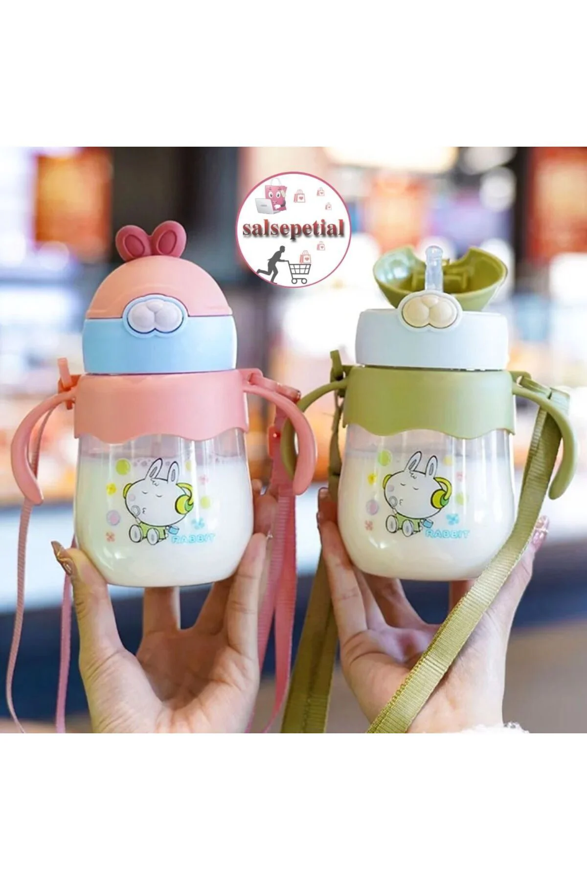 300ml Figürlü Pipeti Suluk Bebek Matara Askılı Sevimli Su Şişesi Bebek Pipetli Biberon Matara Fiyatı, Yorumları ve Özellikleri