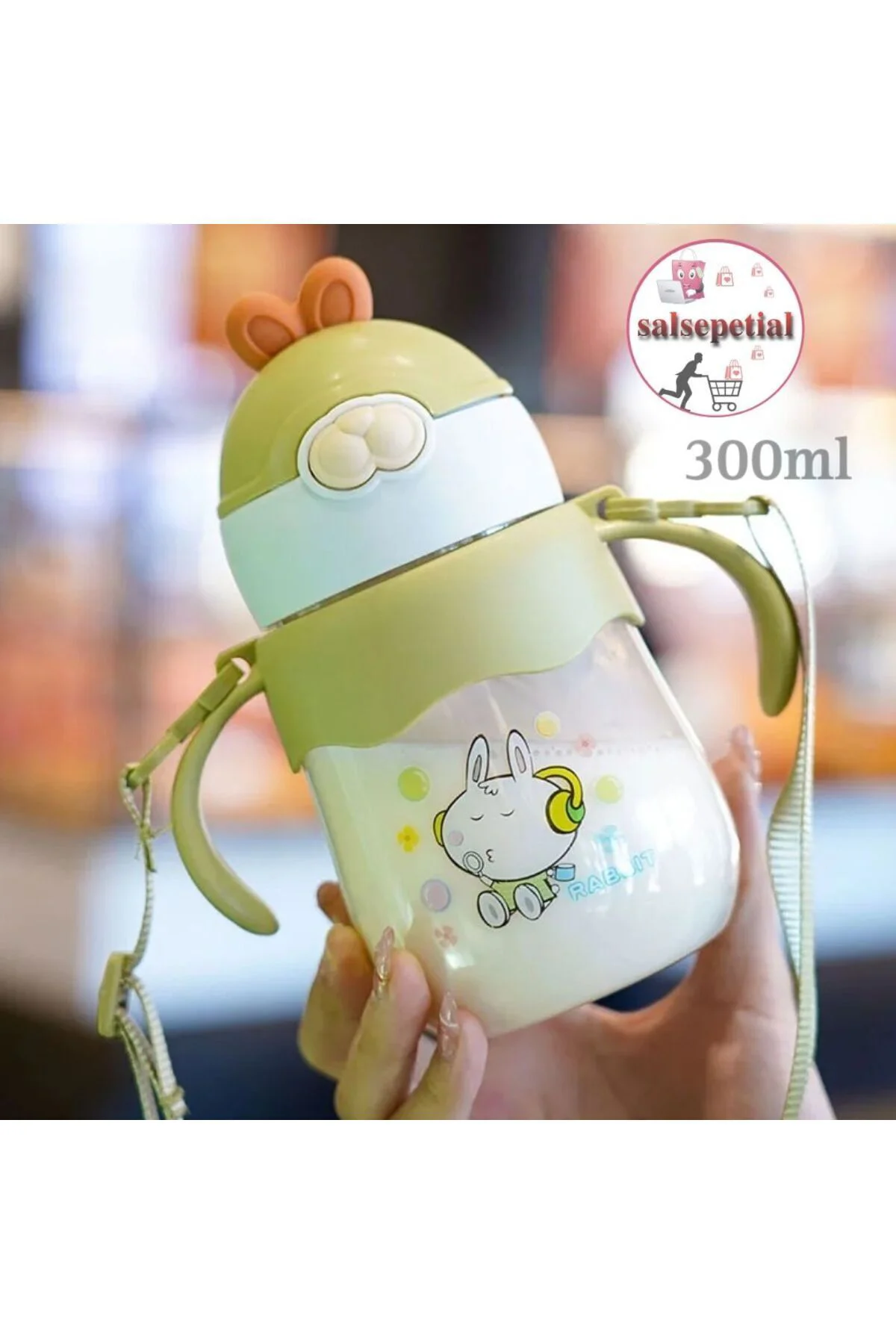 300ml Figürlü Pipeti Suluk Bebek Matara Askılı Sevimli Su Şişesi Bebek Pipetli Biberon Matara Fiyatı, Yorumları ve Özellikleri