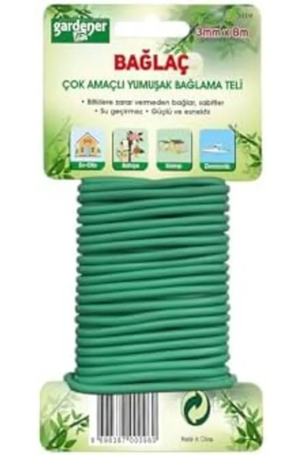 3010 Bağlaç, Çok Amaçlı Yumuşak Bağlama Teli - 3Mm X 8M 978262