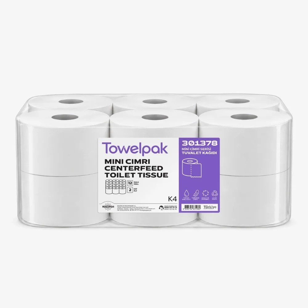 301378 Towelpak Mini Cimri Tuvalet Kağıdı K-4 301378 Towelpak Mini Cimri Tuvalet Kağıdı K-4