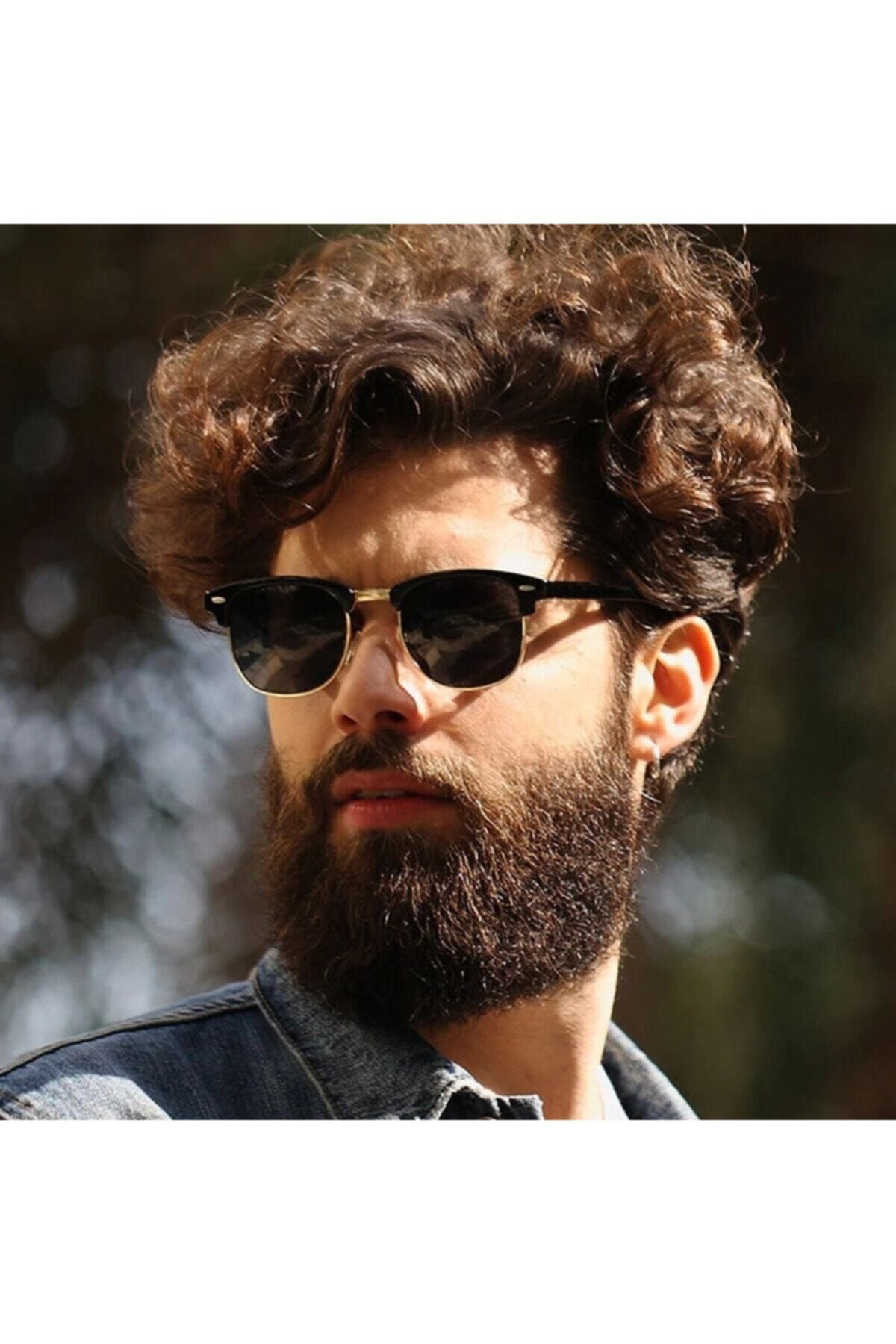 Trendmilano 3016 Clubmaster Erkek Güneş Gözlüğü Siyah