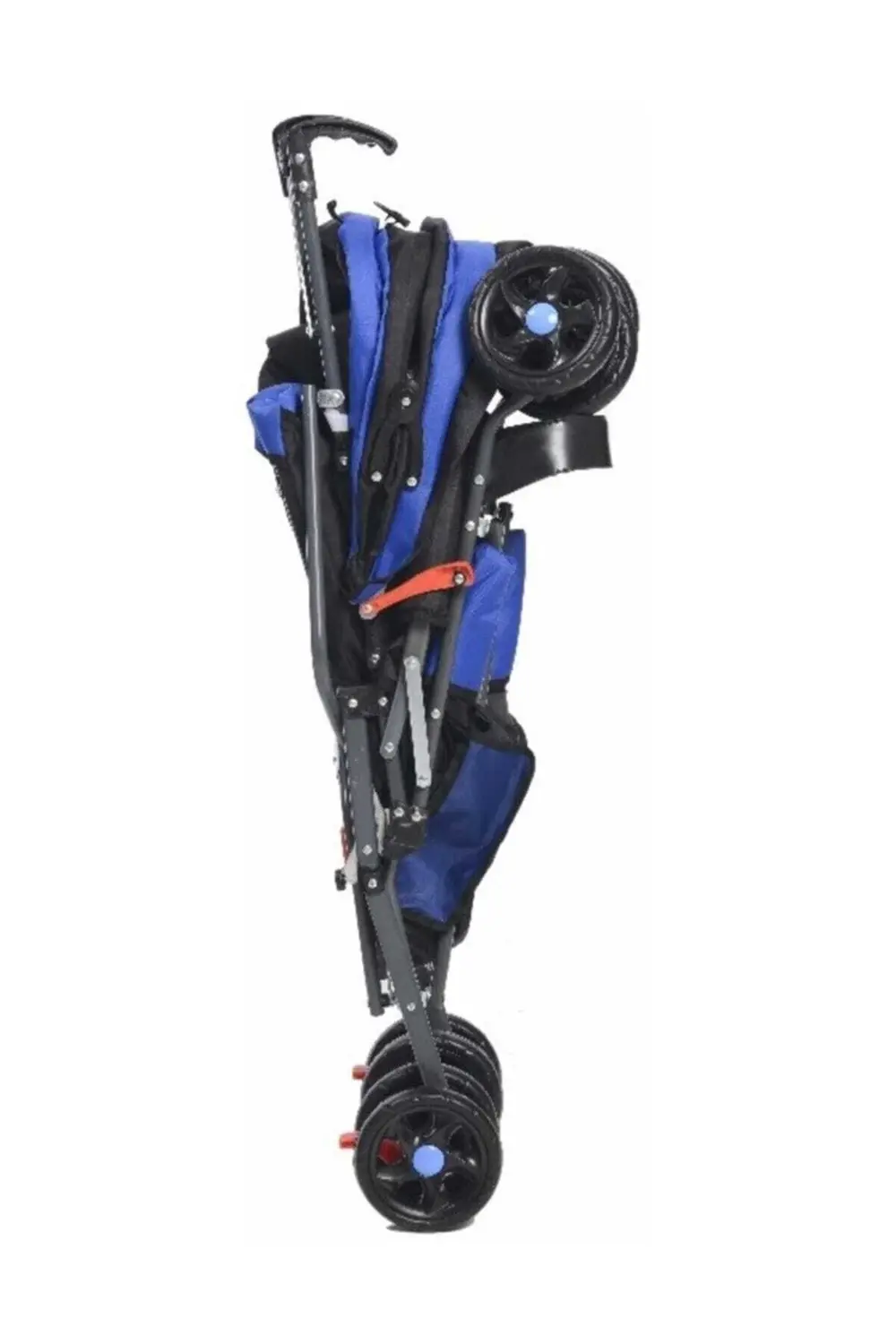 3018 Tam Yatarlı Baston Bebek Arabası - Mavi /