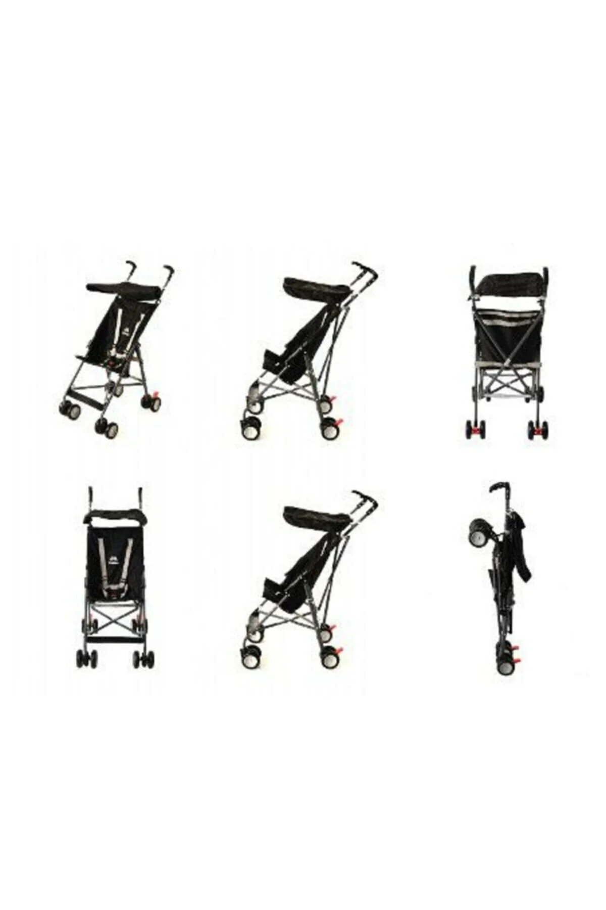 3020 Eko Bebek Arabası Slim Baston Bebek Arabası Kırmızı