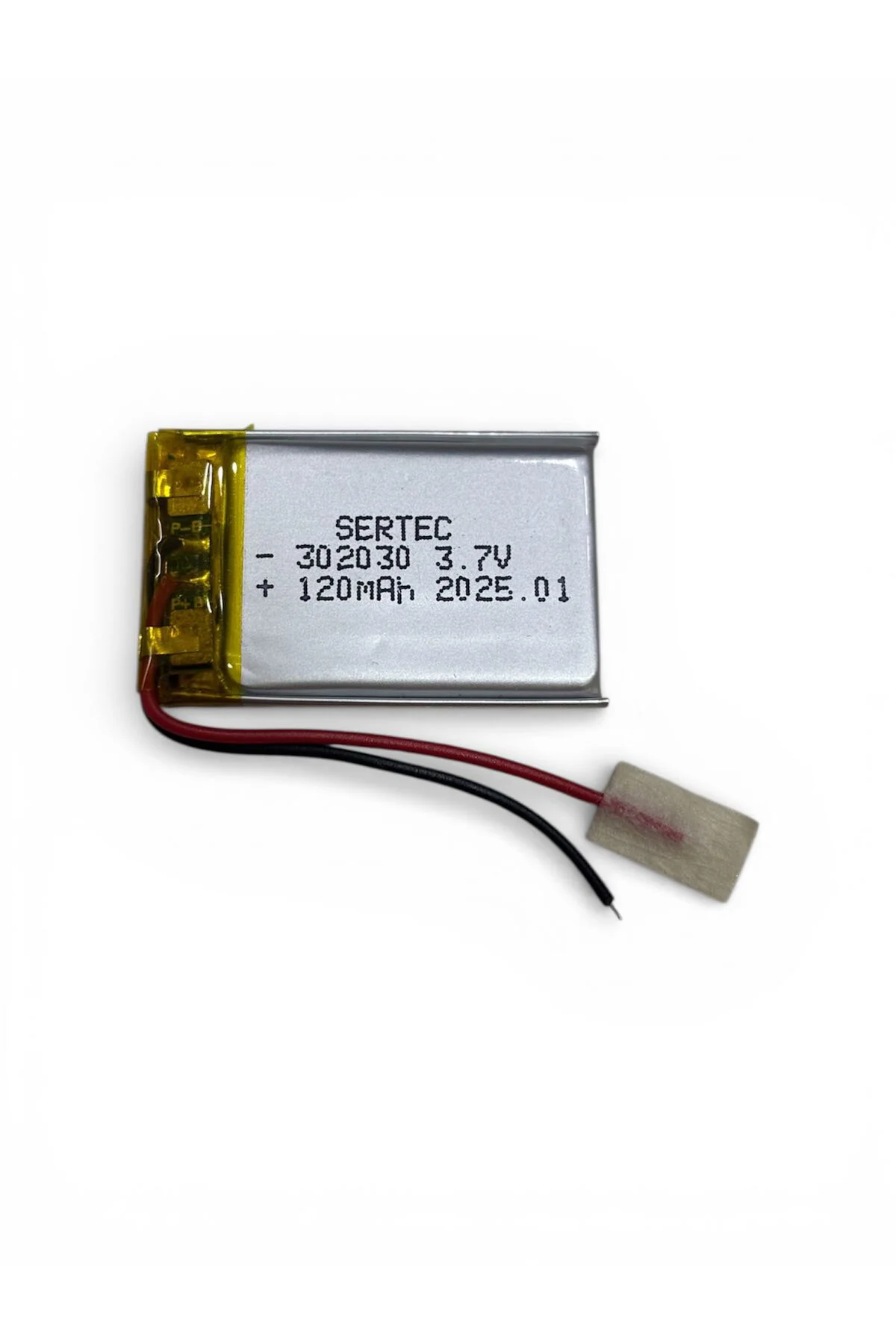302030 3.7V 120 MAh Li-Polymer Pil (Devreli/1.5A)