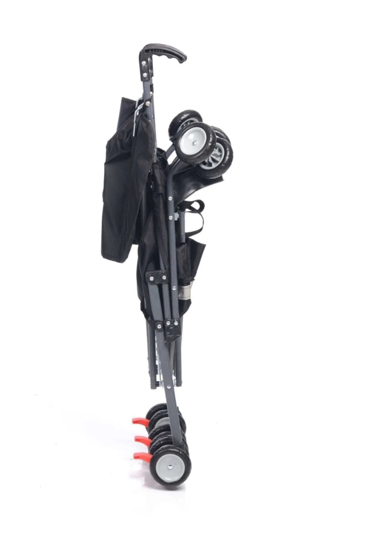 3030 İkiz Pratik Bebek Arabası - Siyah /