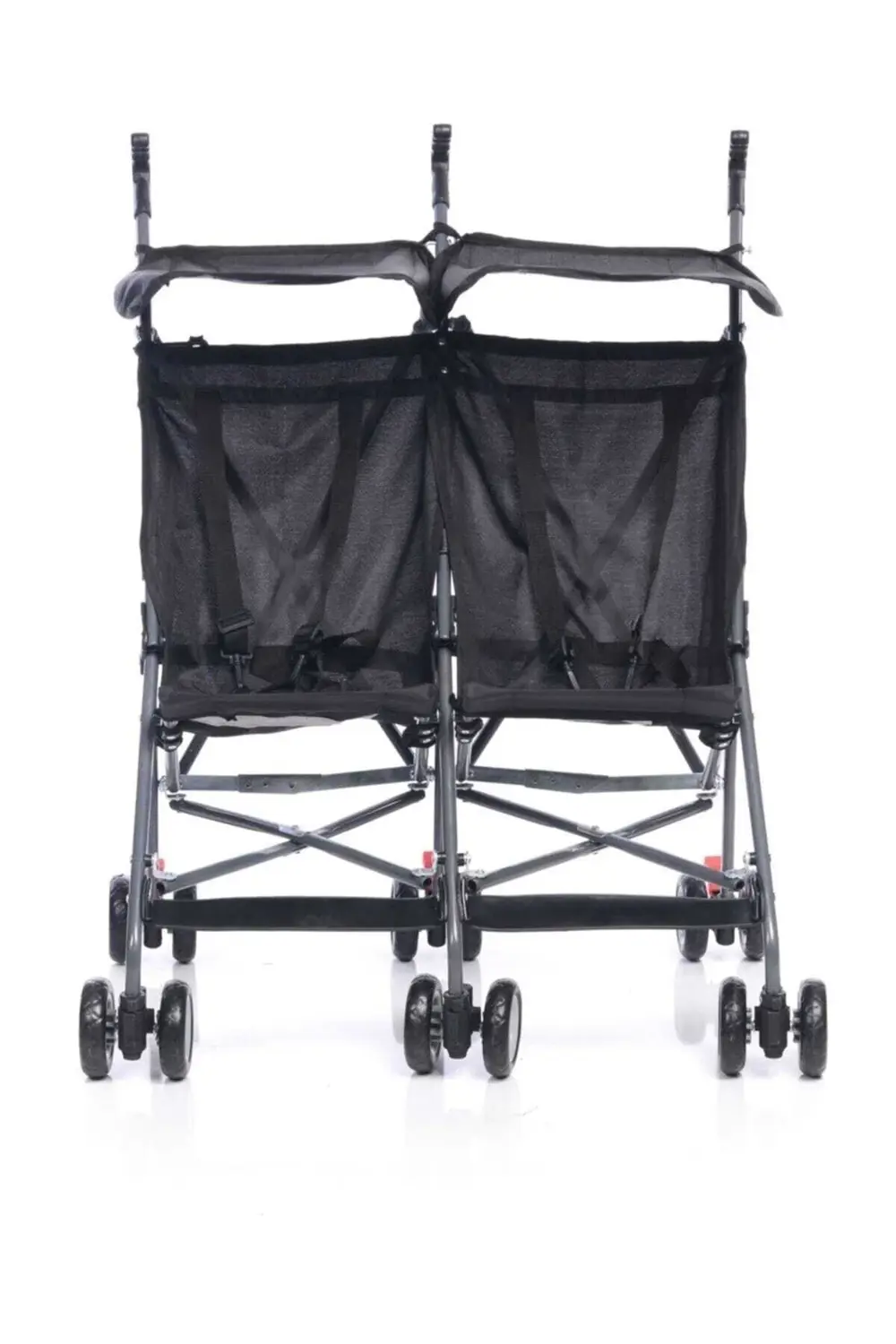 3030 İkiz Pratik Bebek Arabası - Siyah /