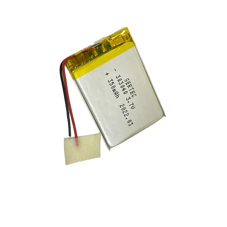 303040 3.7V 350 MAh Li-Polymer Pil (Devreli/1.5A) 303040 3.7V 350 MAh Li-Polymer Pil (Devreli/1.5A)