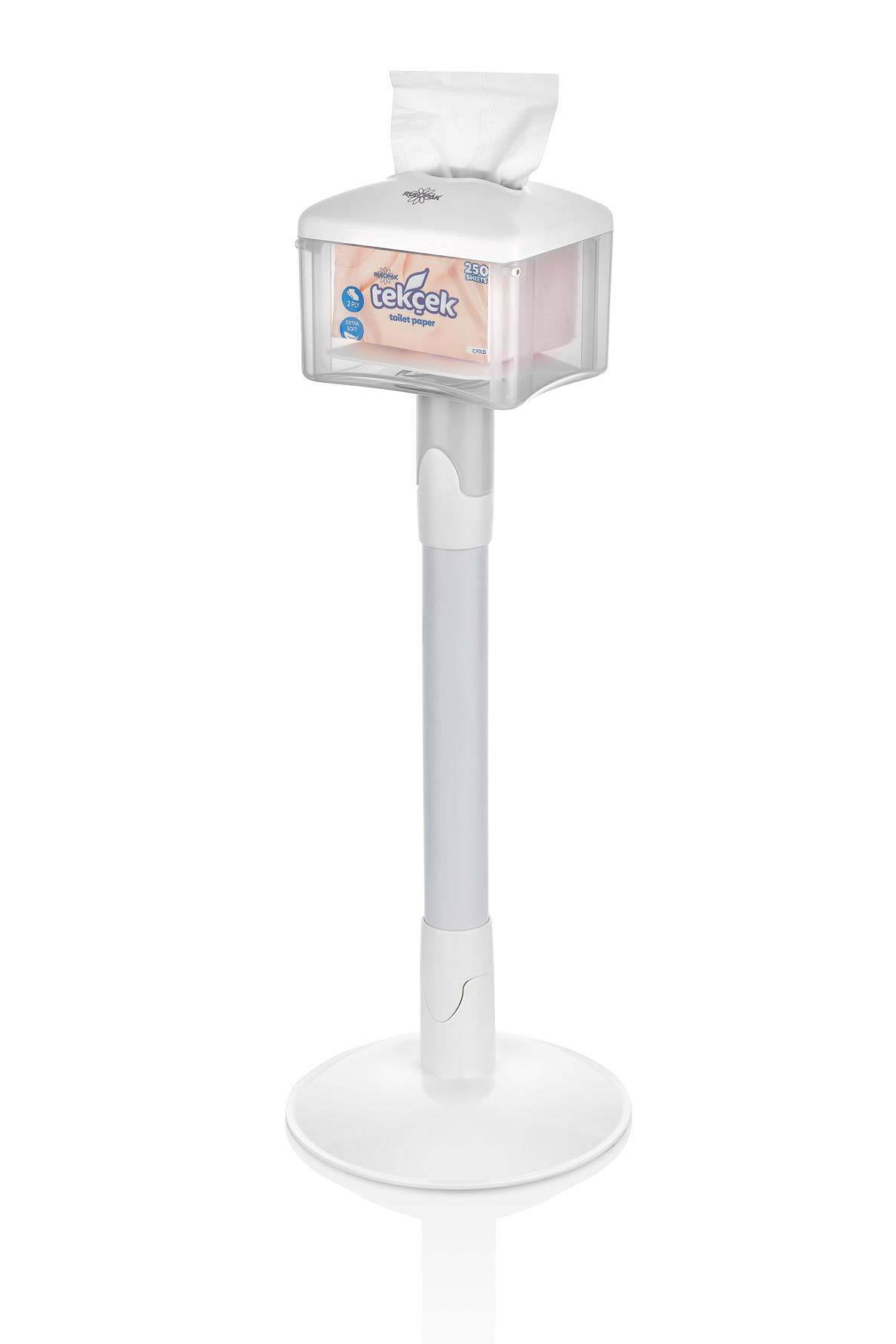 Rulopak 303421  Mobil Tekçek Tuvalet Kağıdı Dispenseri (Beyaz)