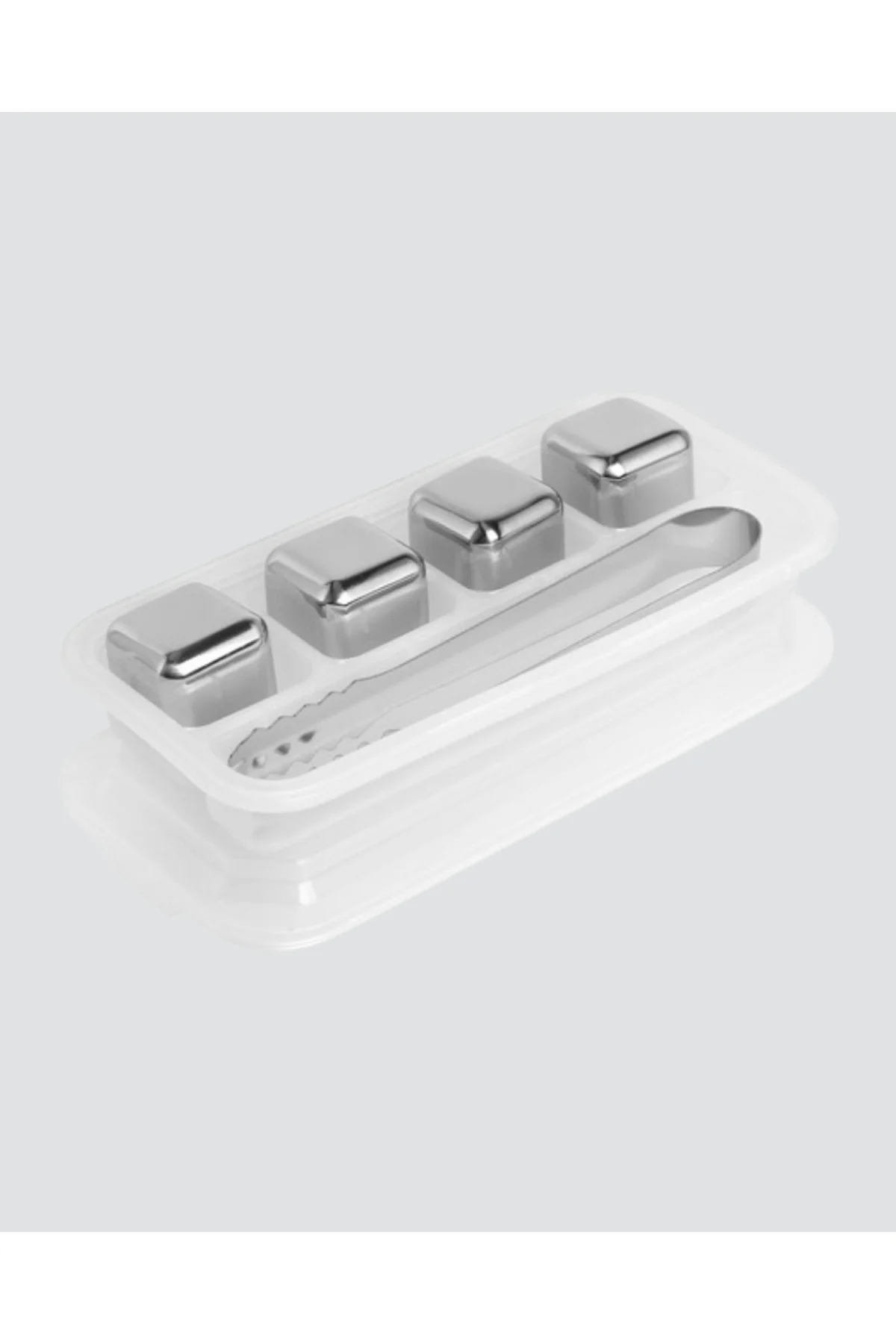 304 Paslanmaz Çelik Buz Küpü Seti Sulandırmadan Soğutan Yeniden K