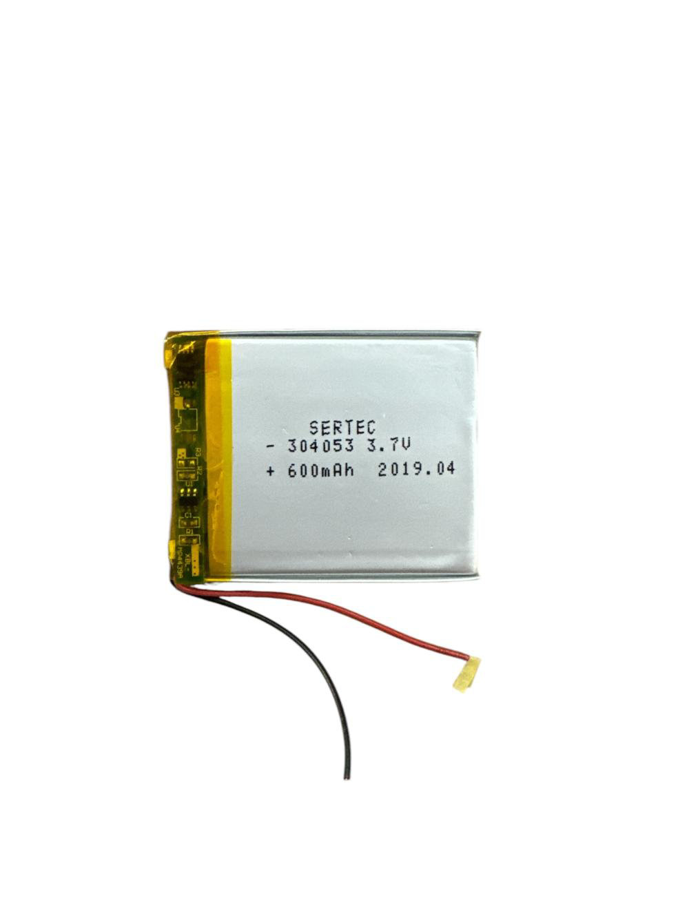 304053 3.7V 600 MAh Li-Polymer Pil Devreli/1.5A 304053 3.7V 600 MAh Li-Polymer Pil Devreli/1.5A