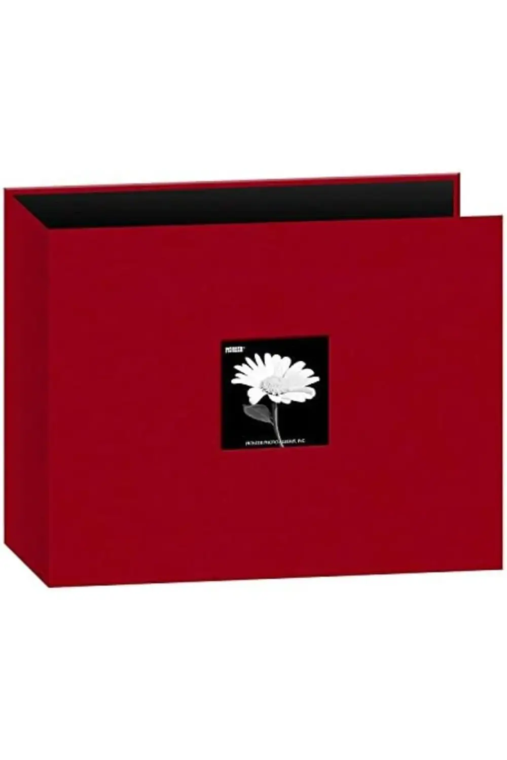 30,48 x 30,48 cm Kumaş 3 Halkalı Bağlayıcı Albümü, Kırmızı 115532