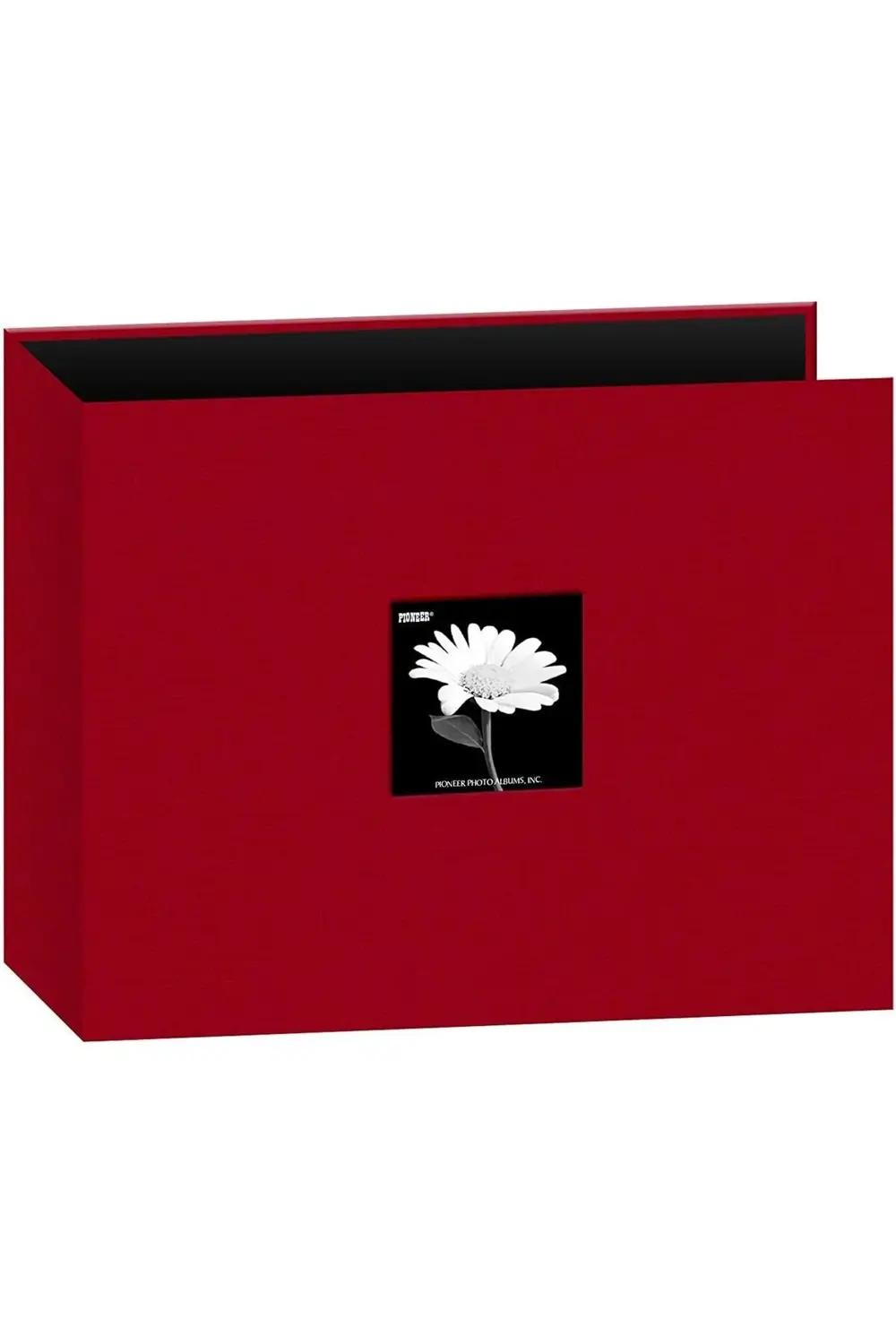 30,48 x 30,48 cm Kumaş 3 Halkalı Bağlayıcı Albümü, Kırmızı 115532