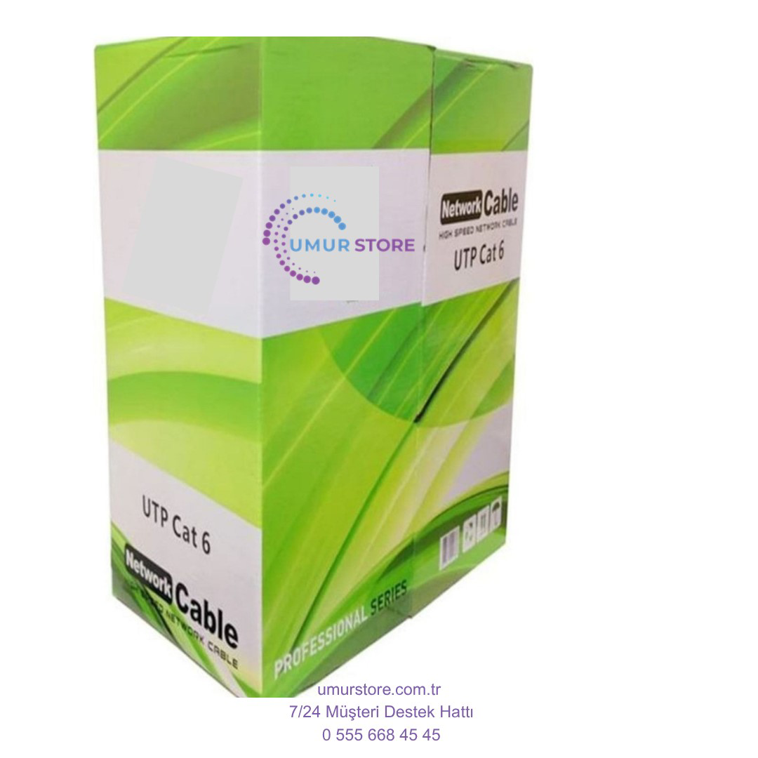 305 Metre x Cat6 23AWG Internet Ethernet Ağ Kablosu Network Inter