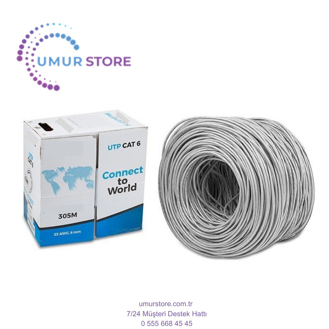 305M 23AWG Utp Cat6 Kablo