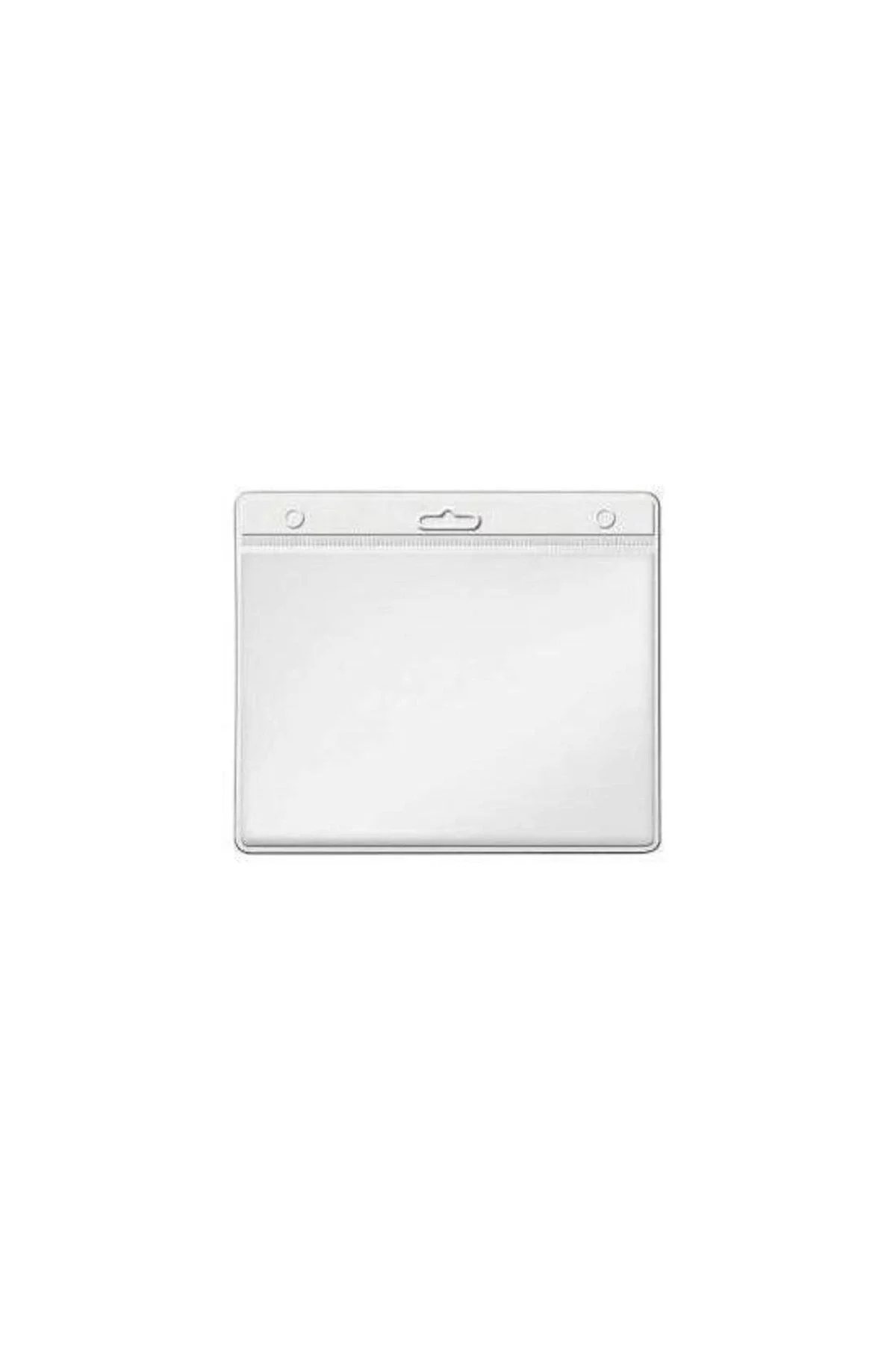 306 Yaka Kartı Poşeti 11,7 X 11 Cm Şeffaf 100 Lü (1 Paket 100 Ade