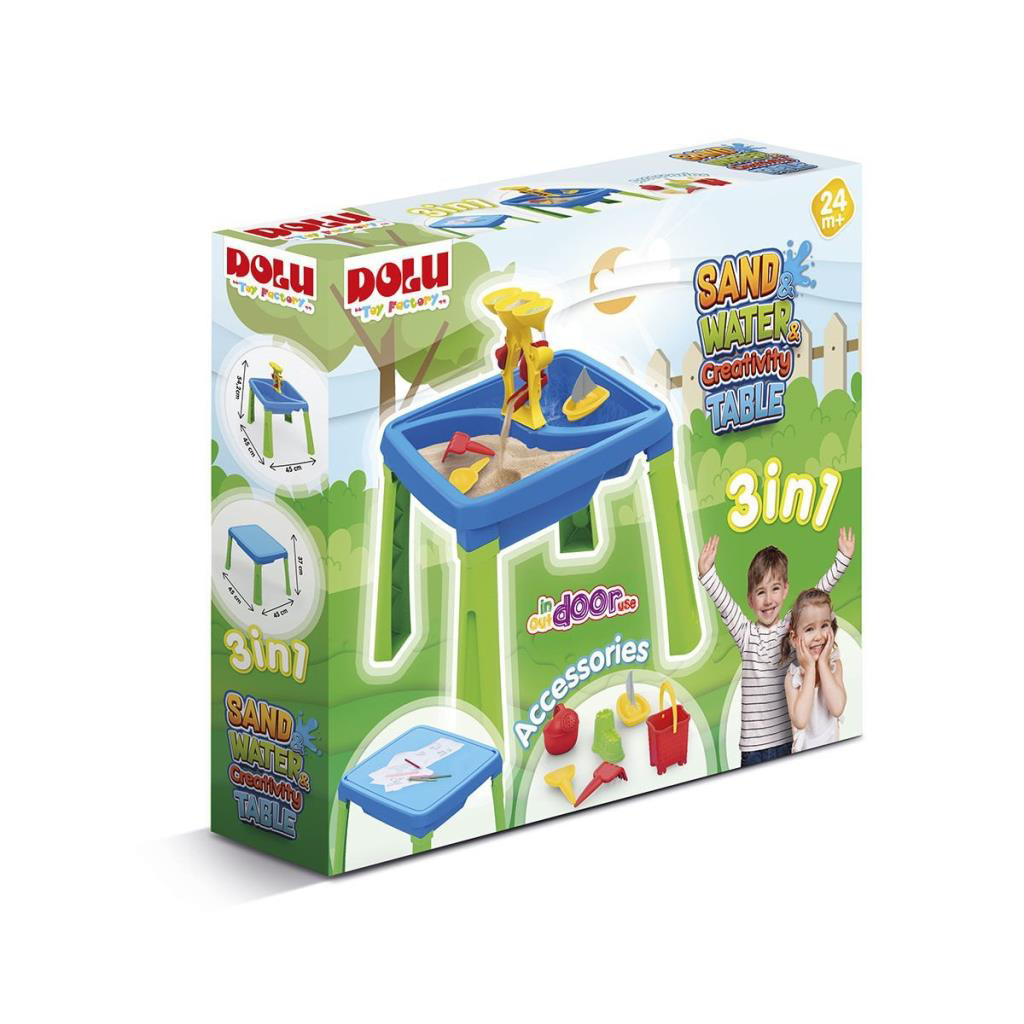 3077 Su Kum Yaratıcılık Masası -Dolu 3077 Su Kum Yaratıcılık Masası -Dolu