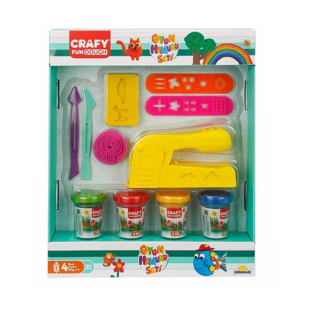 30992 Crafy Oyun Hamuru Tasarım Seti 200 g - 10 Parça - 30992 Crafy Oyun Hamuru Tasarım Seti 200 g - 10 Parça -