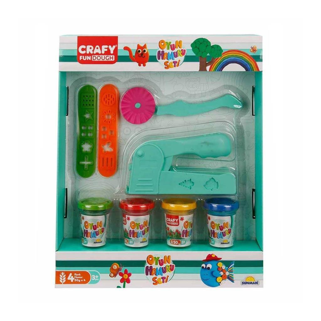 30992 Crafy Oyun Hamuru Tasarım Seti 200 g - 10 Parça - 30992 Crafy Oyun Hamuru Tasarım Seti 200 g - 10 Parça -