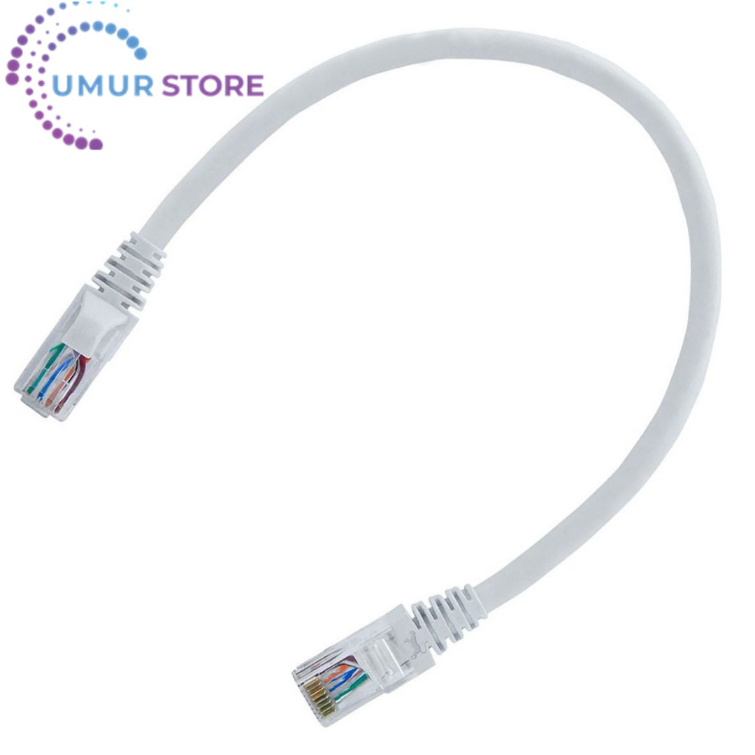 30CM Kısa CAT5E Fabrikasyon Ethernet Lan Ağ Network Patch Kablo