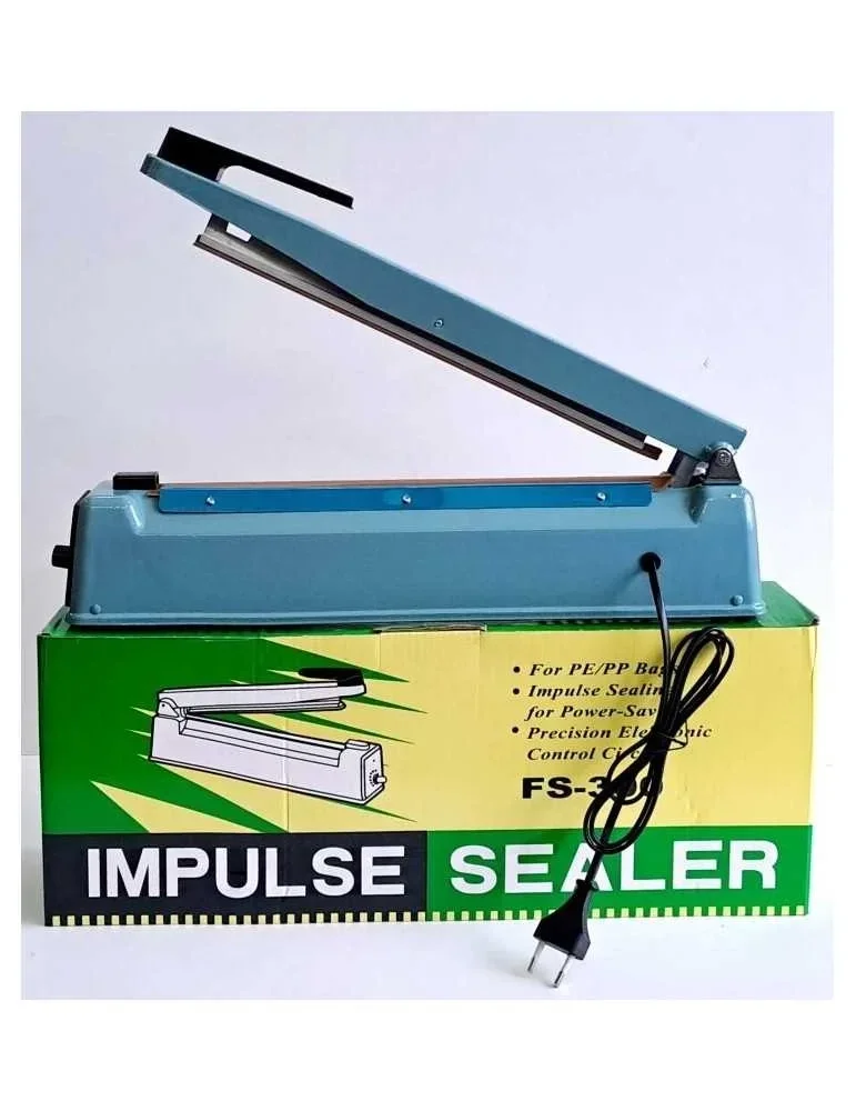 30cm Metal Gövde Poşet Ağzı Yapıştırma Kapatma Makinası Fs-300 Bx40