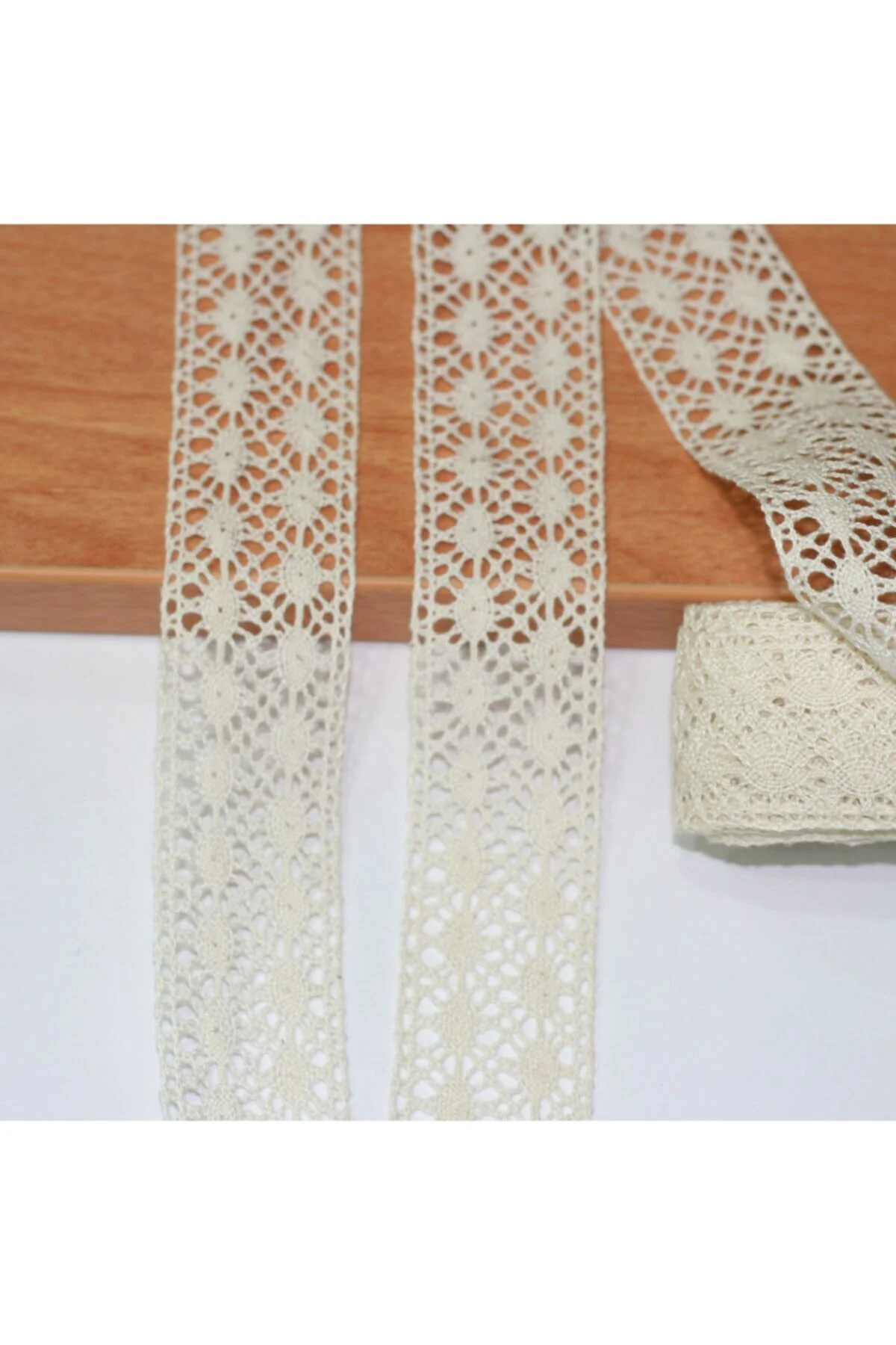 30mm Eninde Pamuk Ara Dantel (34512)