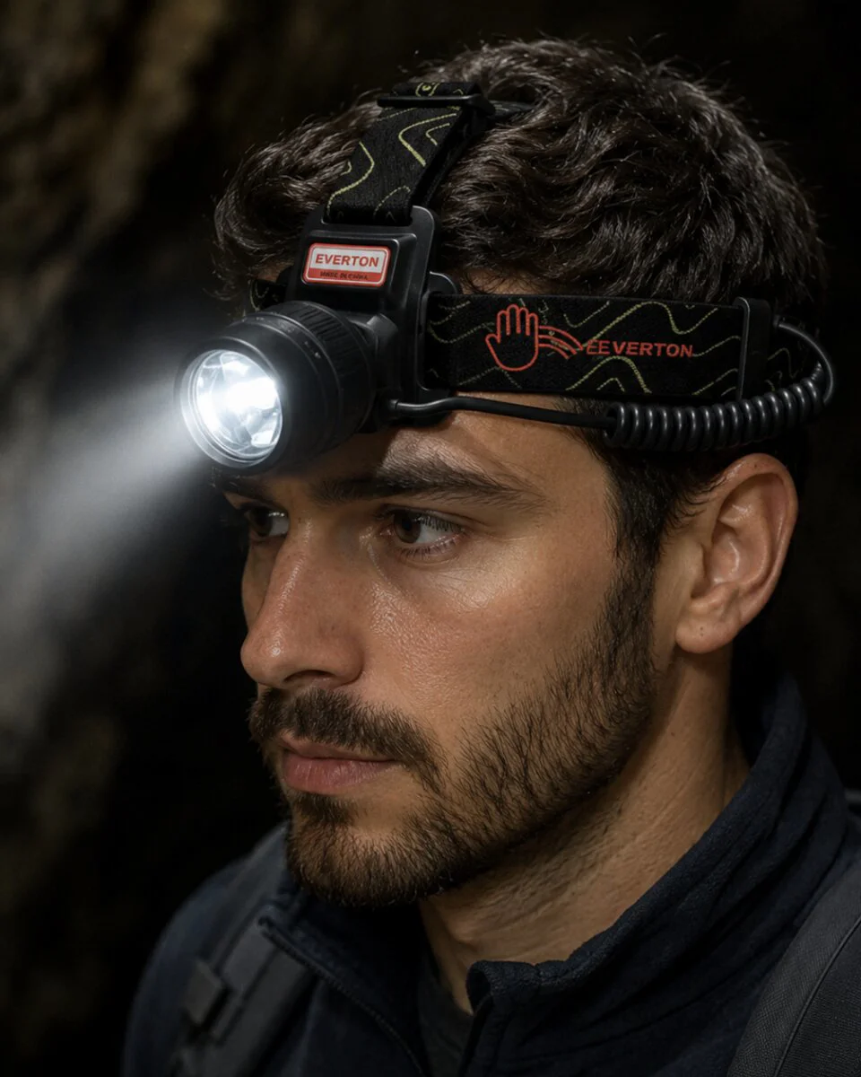 30W LED Kafa Feneri Sensörlü Type C Şarjlı